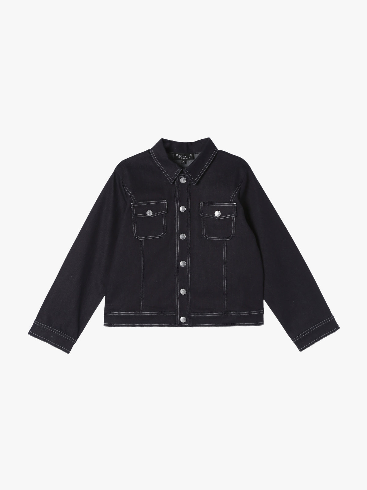 ENFANT ユニセックス キッズ デニムブルゾン ネイビー