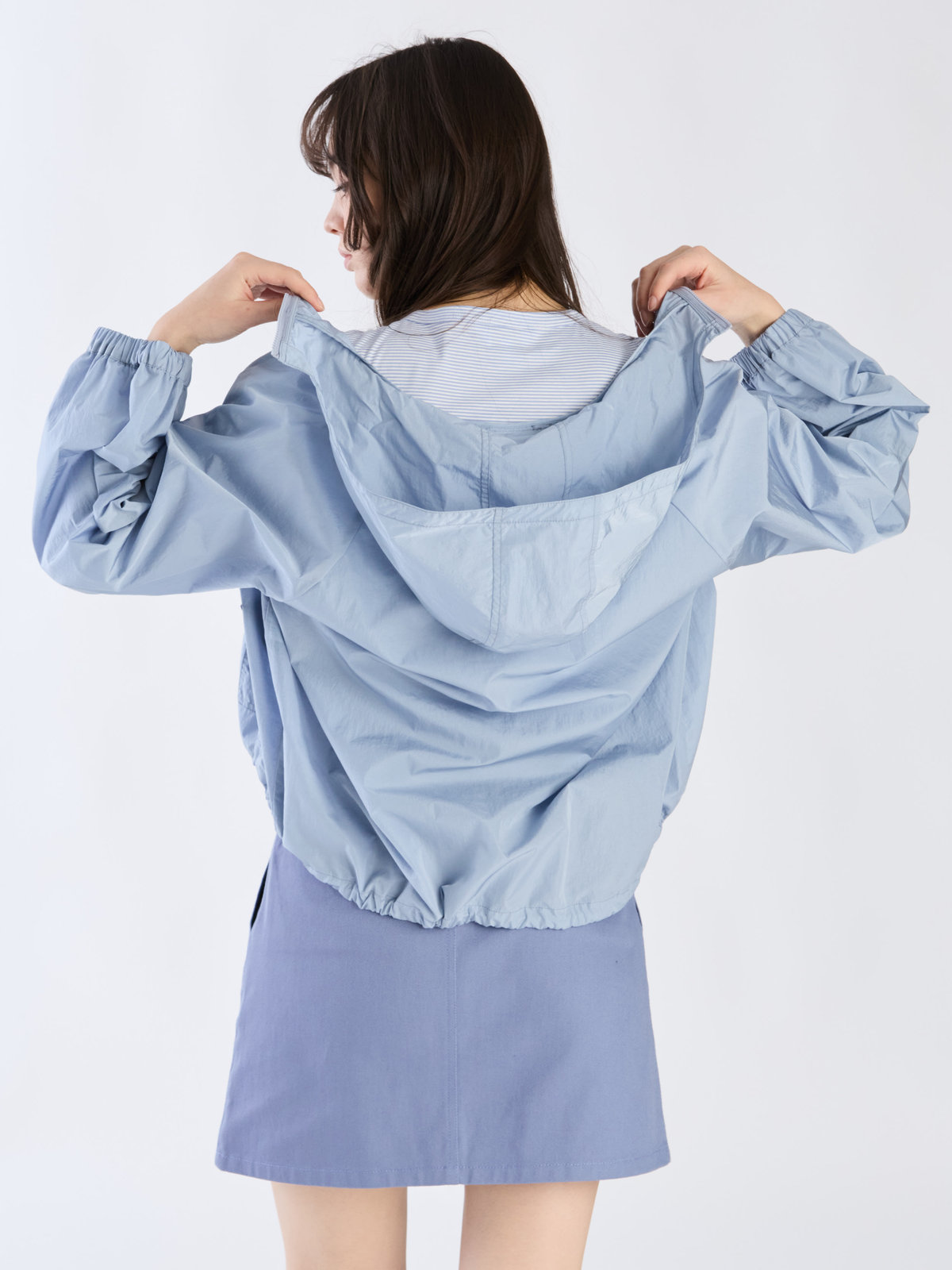 To b. by agnès b. 【Outlet】ナイロンパーカージャケット ブルー