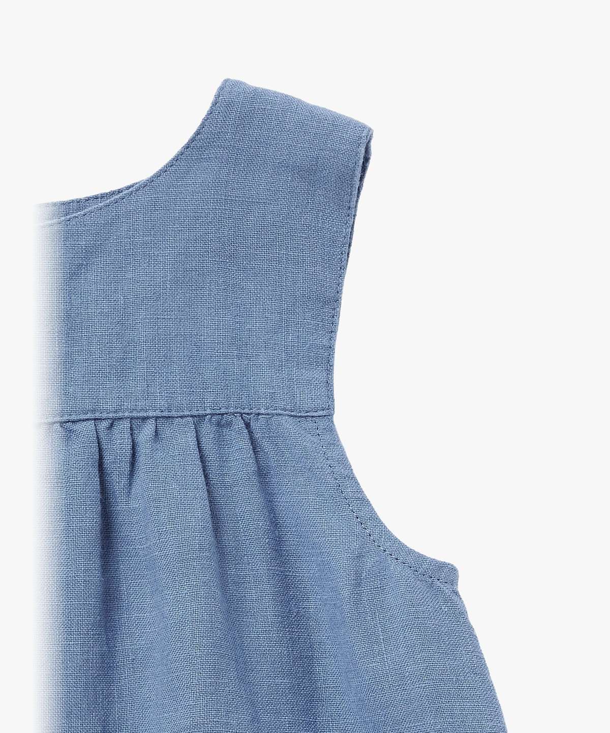 ENFANT ベビー ベビー リネン ノースリーブ ワンピース ネイビー