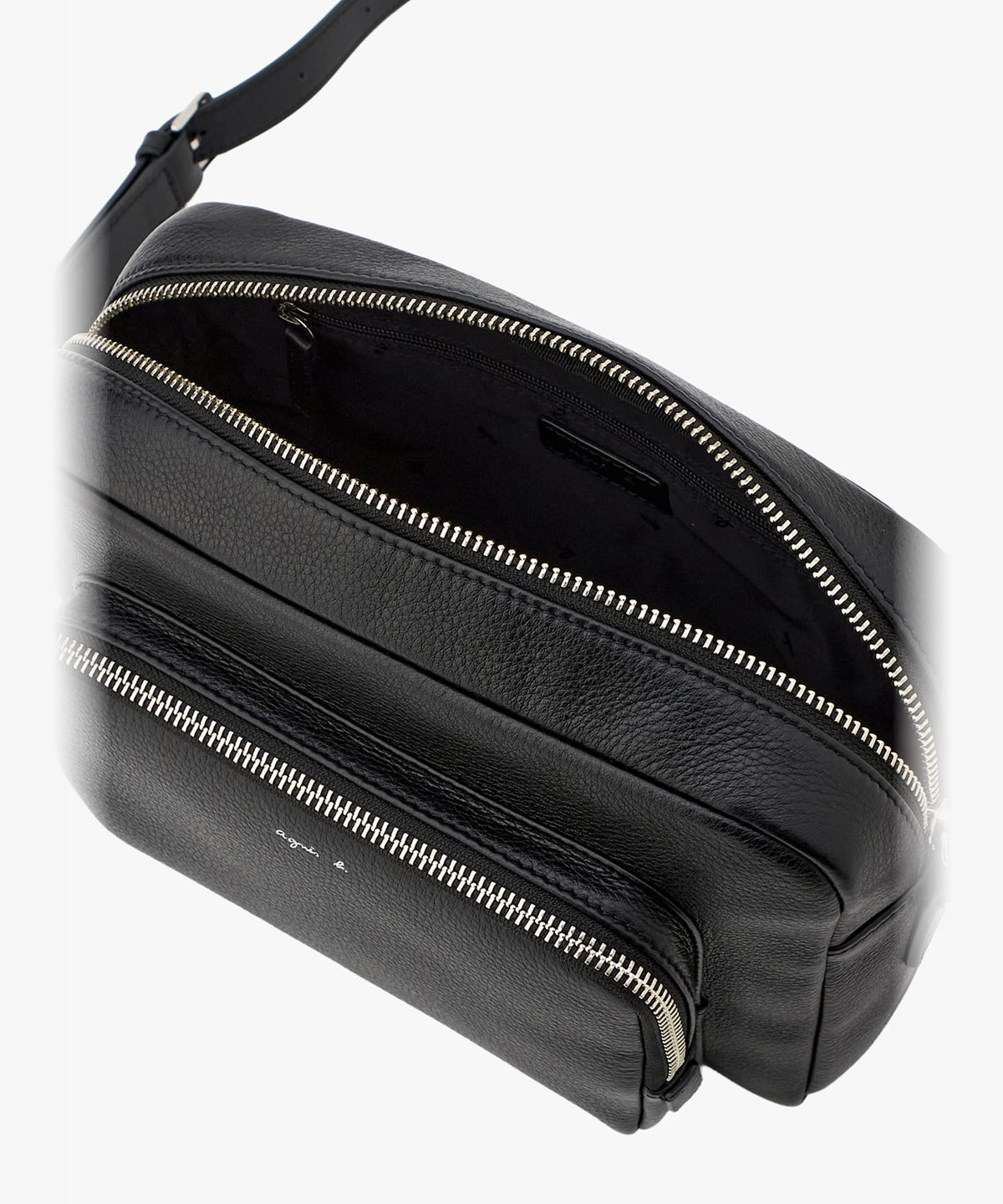 VOYAGE ウィメンズ バッグ＆ウォレット レザー ラージ ショルダーバッグ "Angele" ABS04-03 ブラック