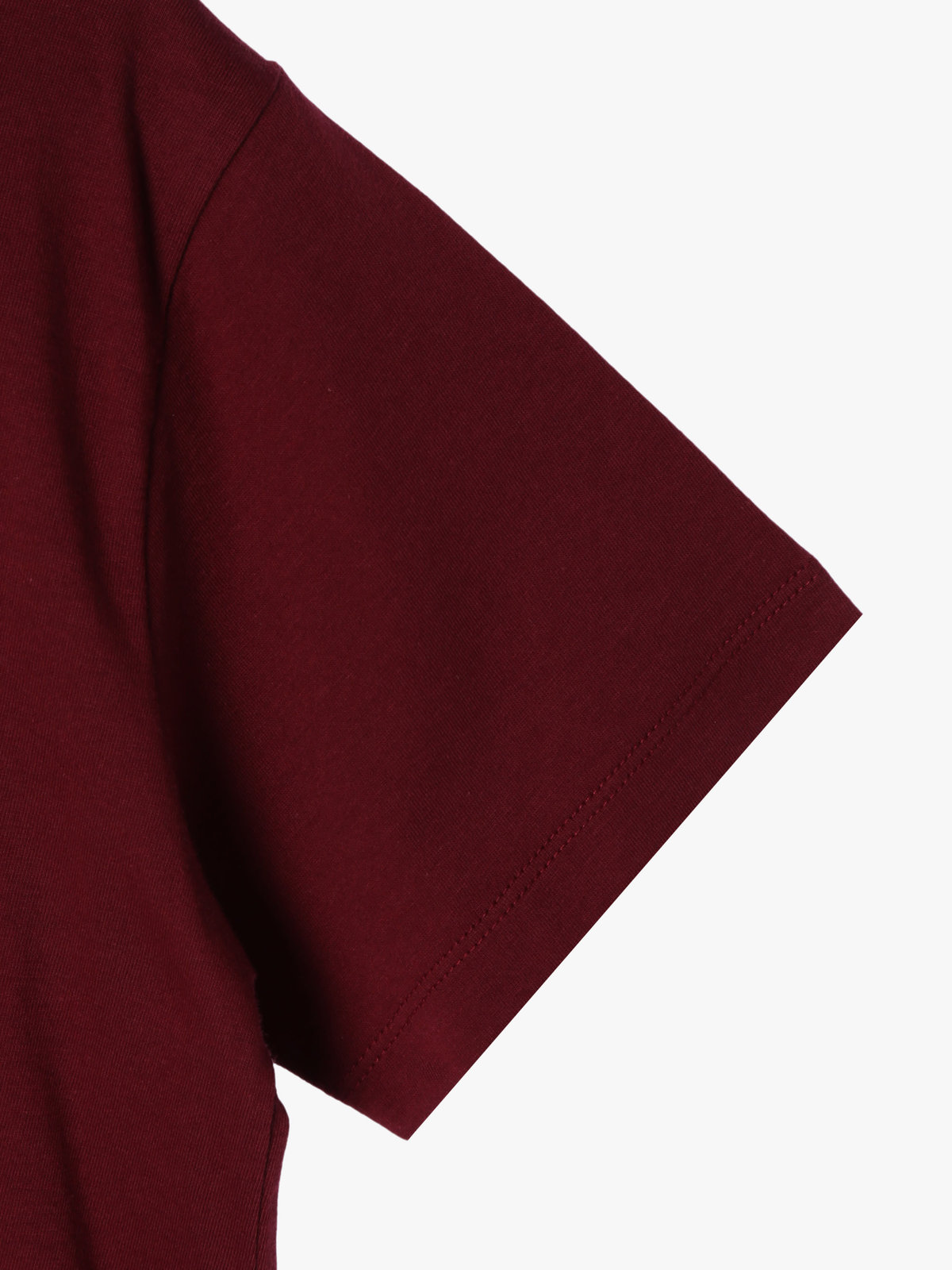 ENFANT ユニセックス キッズ ロゴ コットン 半袖 Tシャツ Agneau ボルドー