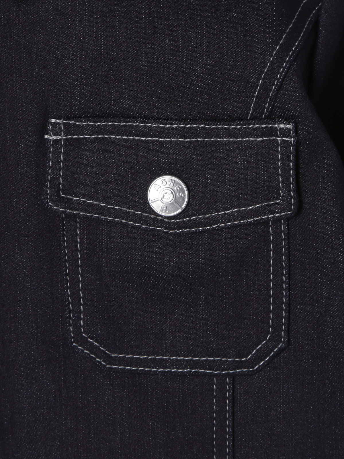 ENFANT ユニセックス キッズ デニムブルゾン ネイビー