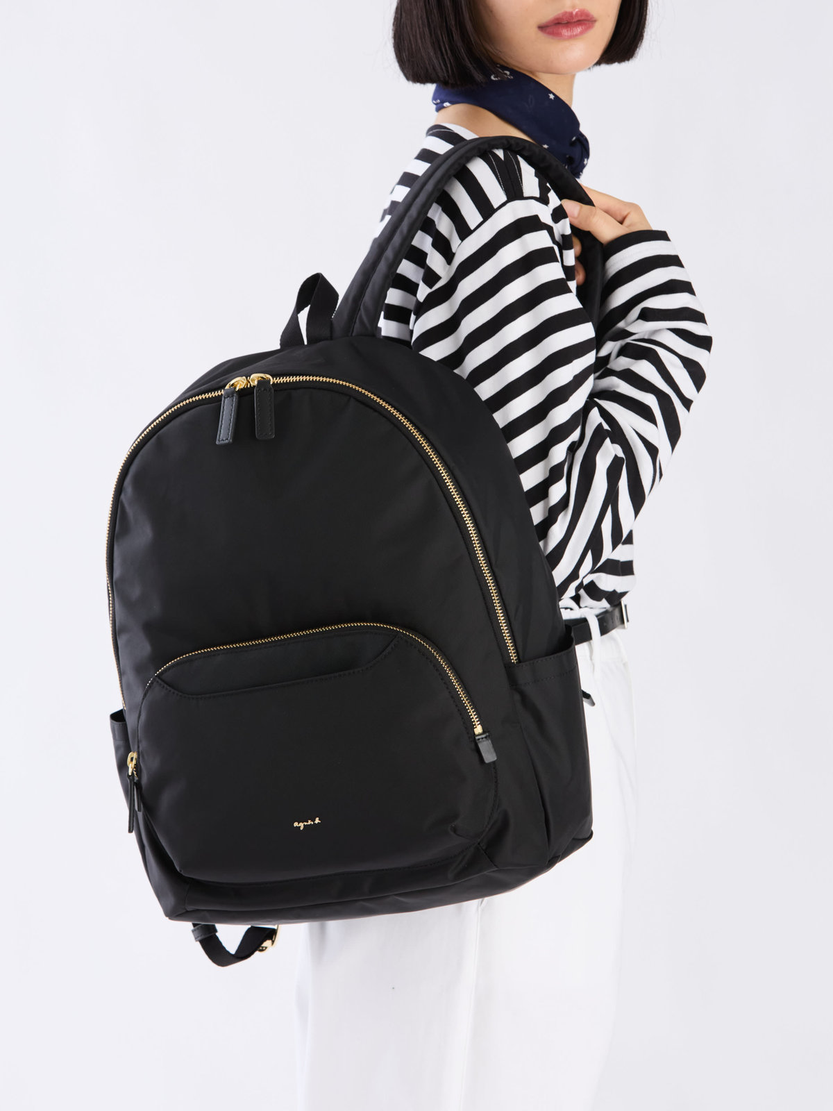 VOYAGE ウィメンズ バッグ＆ウォレット ナイロンバックパック”Maron” FT03A-07 ブラック