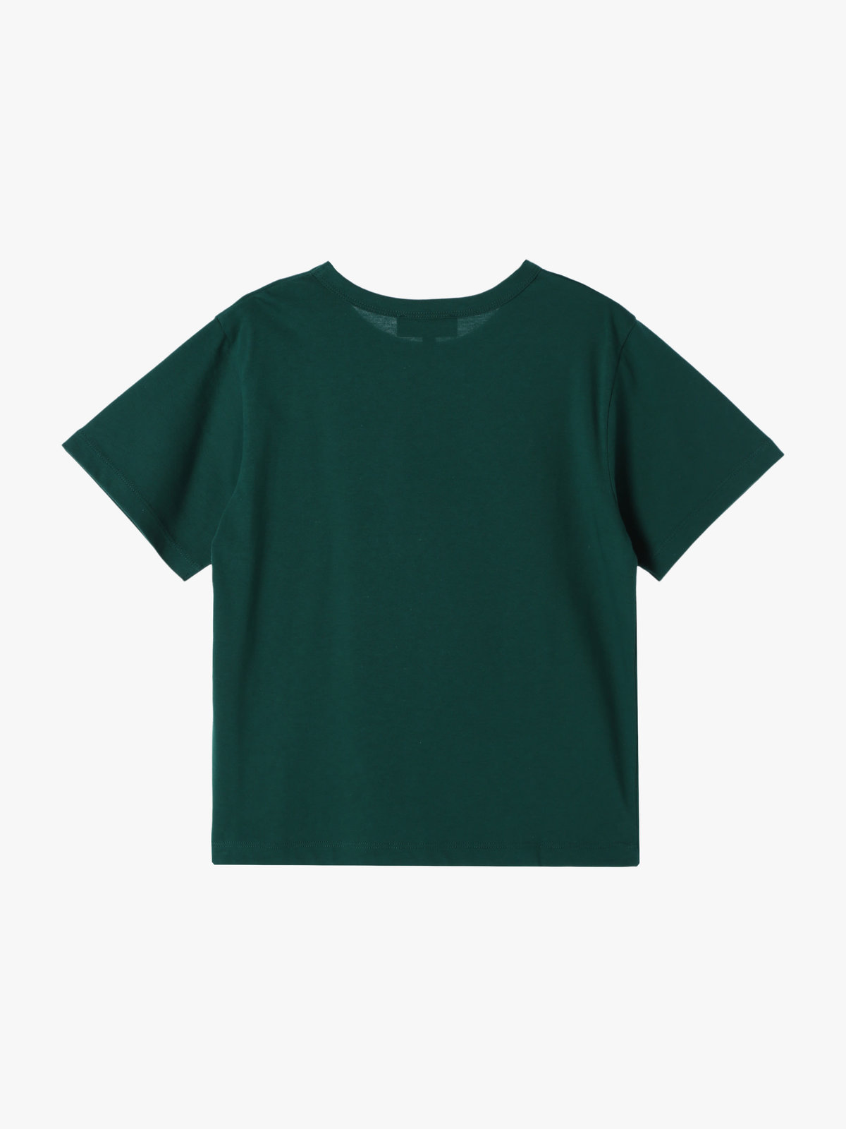 ENFANT ユニセックス キッズ ロゴ コットン 半袖 Tシャツ Agneau グリーン