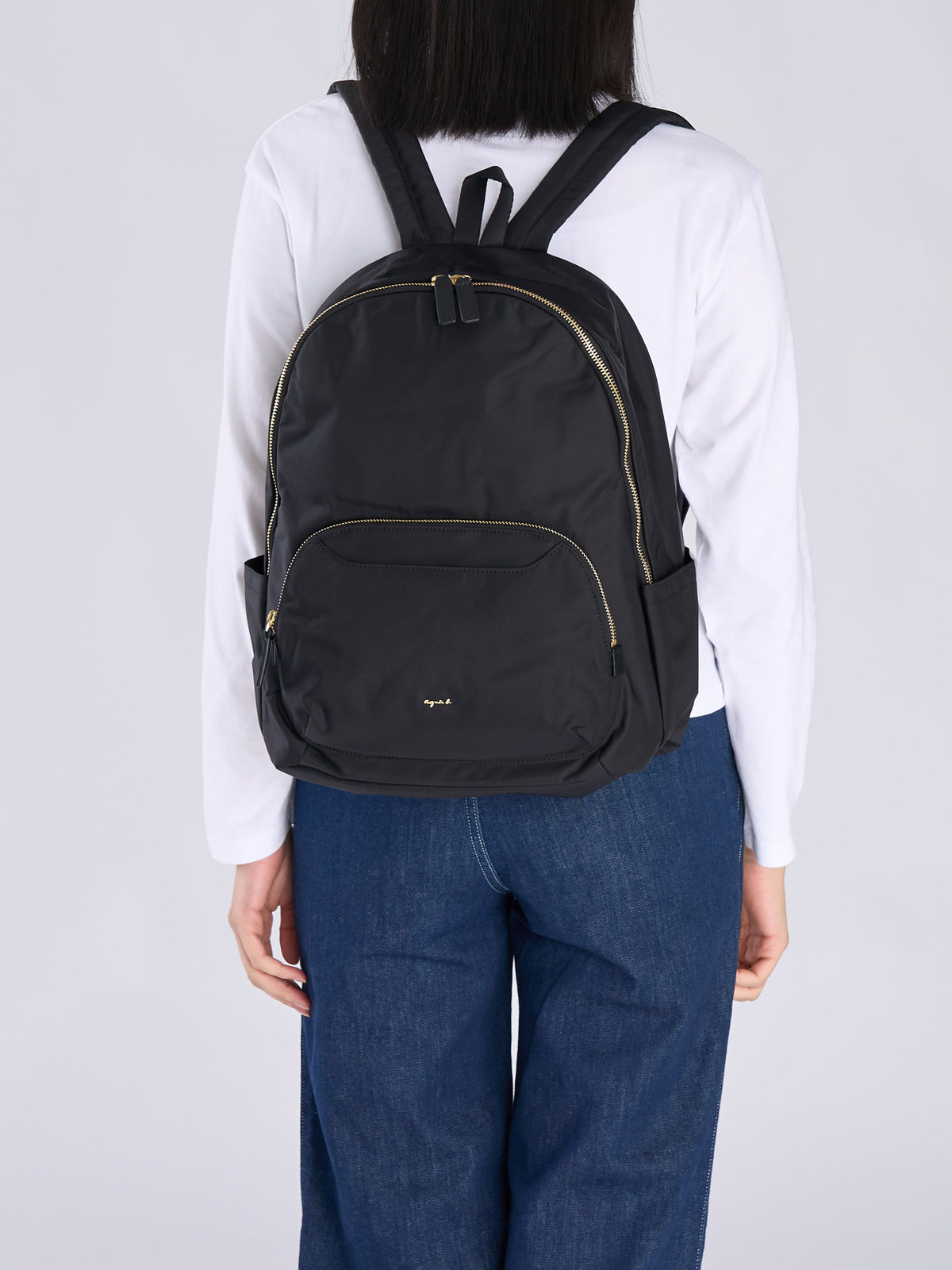 VOYAGE ウィメンズ バッグ＆ウォレット ナイロンバックパック”Maron” FT03A-07 ブラック