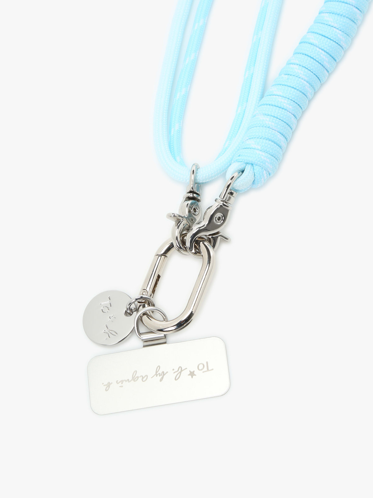 To b. by agnès b. モバイルショルダーストラップ ブルー