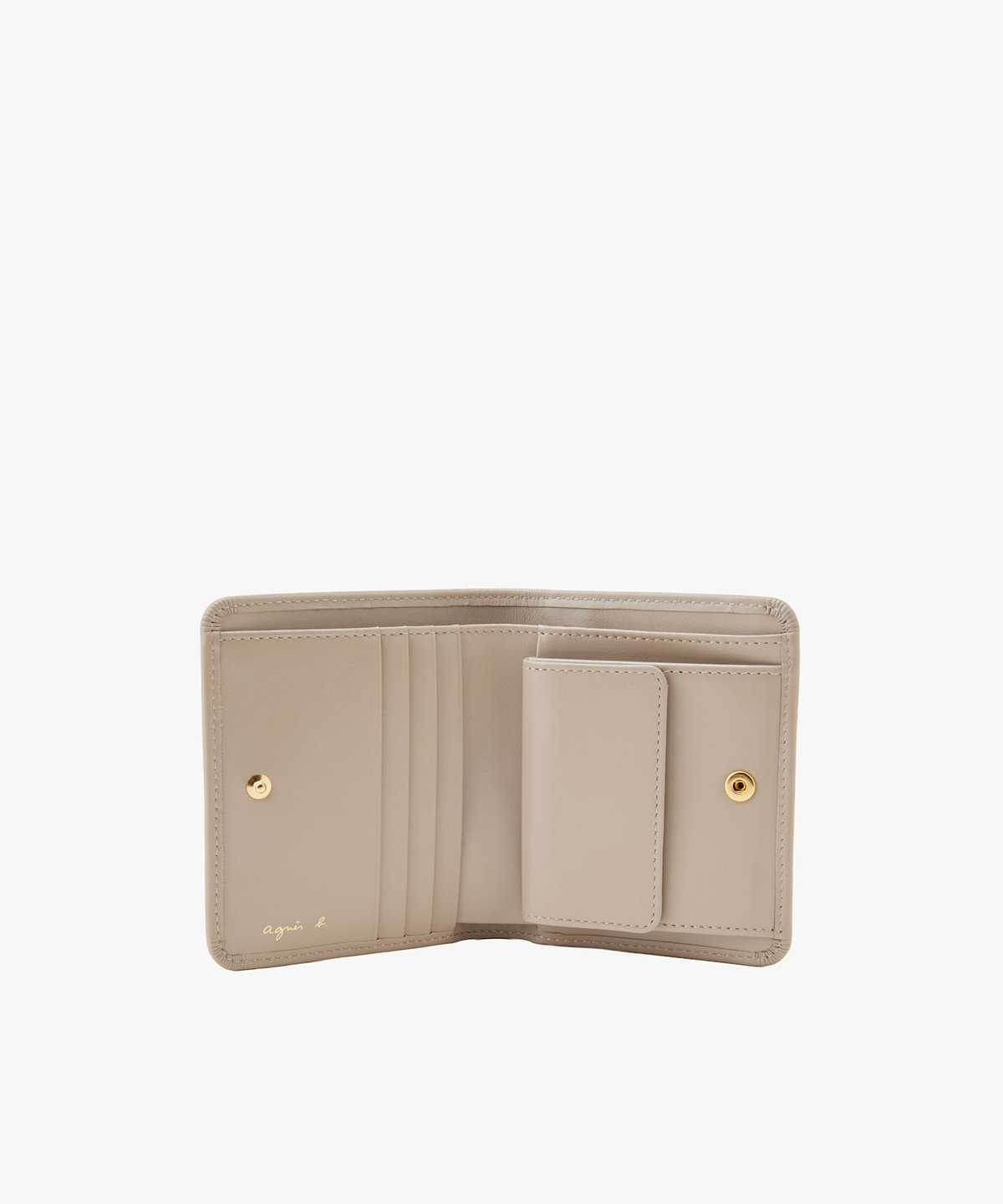 VOYAGE ウィメンズ バッグ＆ウォレット レザー 二つ折り ウォレット "Nathalie" BBW02-01 ベージュ
