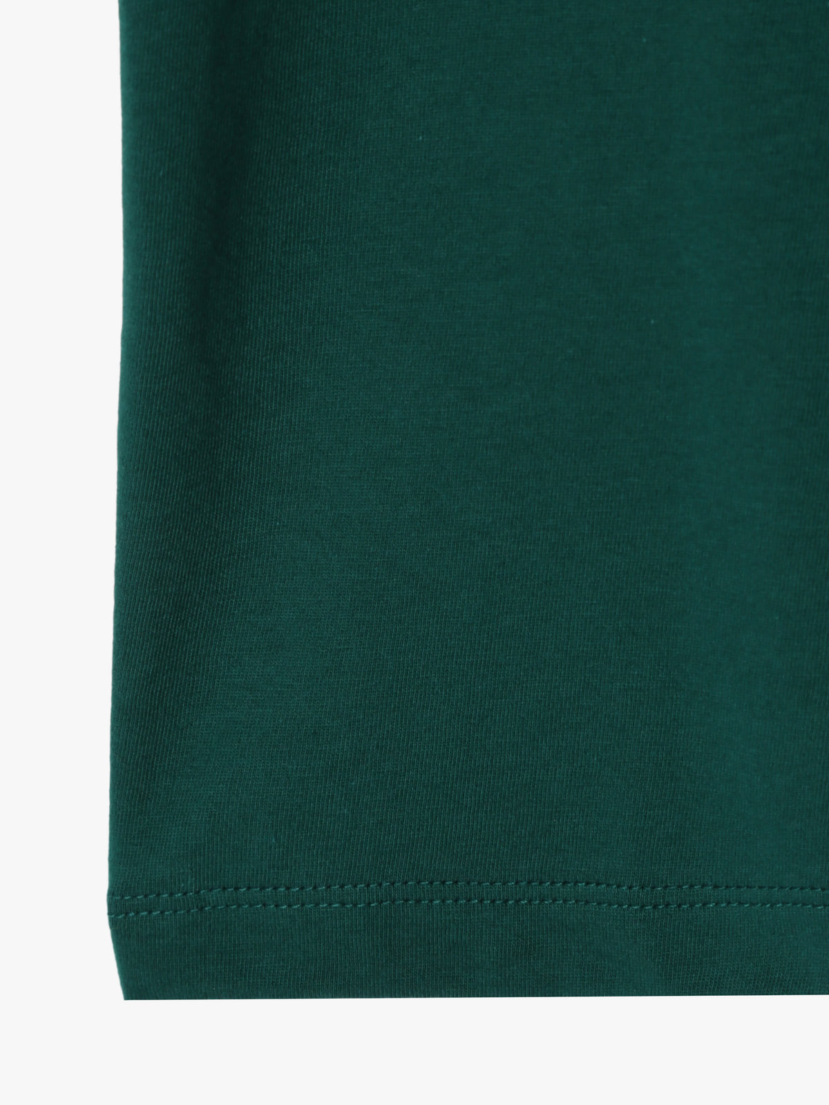 ENFANT ユニセックス キッズ ロゴ コットン 半袖 Tシャツ Agneau グリーン