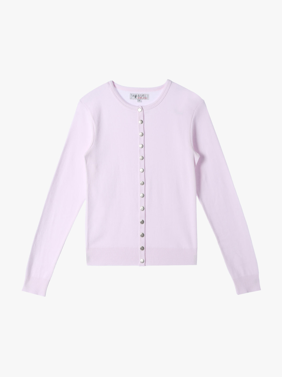 FEMME ウィメンズ コットン ニット 長袖 カーディガンプレッション ”Swing” ピンク系その他