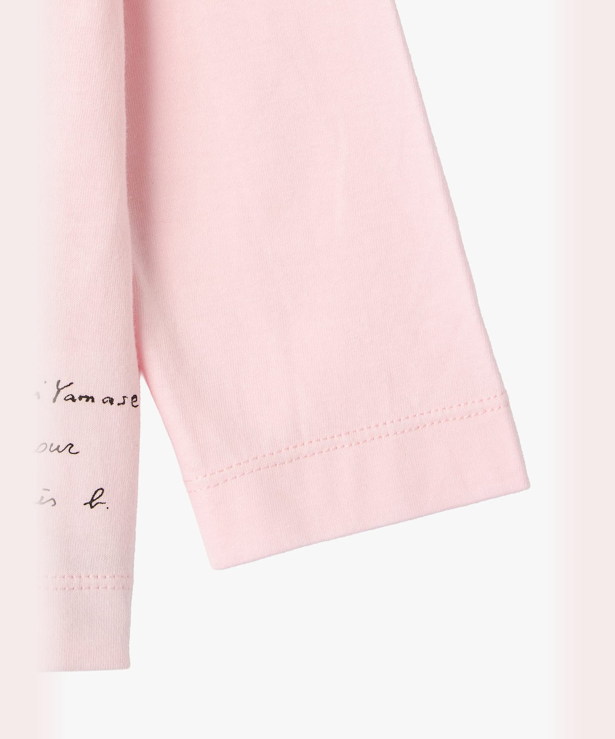 ENFANT ベビー ベビー プリント コットン 長袖 カーディガンプレッション agnes b.×mayumi yamase ピンク