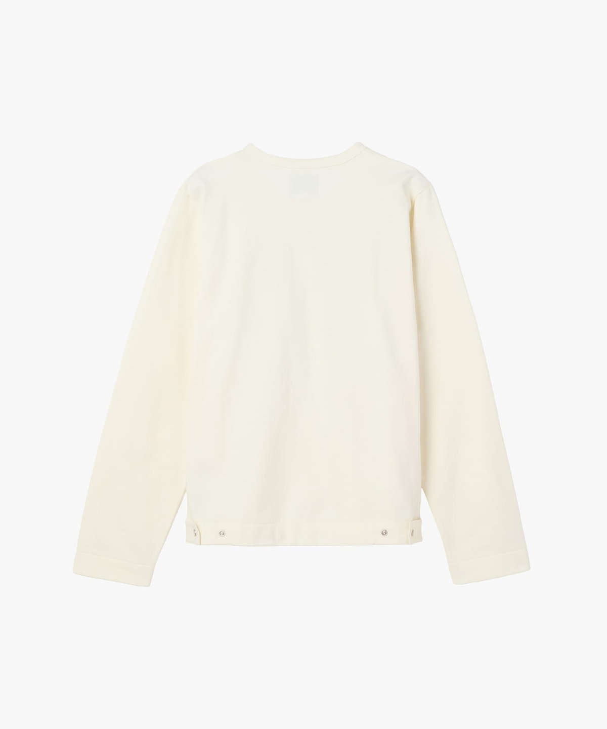 HOMME メンズ メンズ コットン メルトン カーディガンプレッション [Made in France] ホワイト