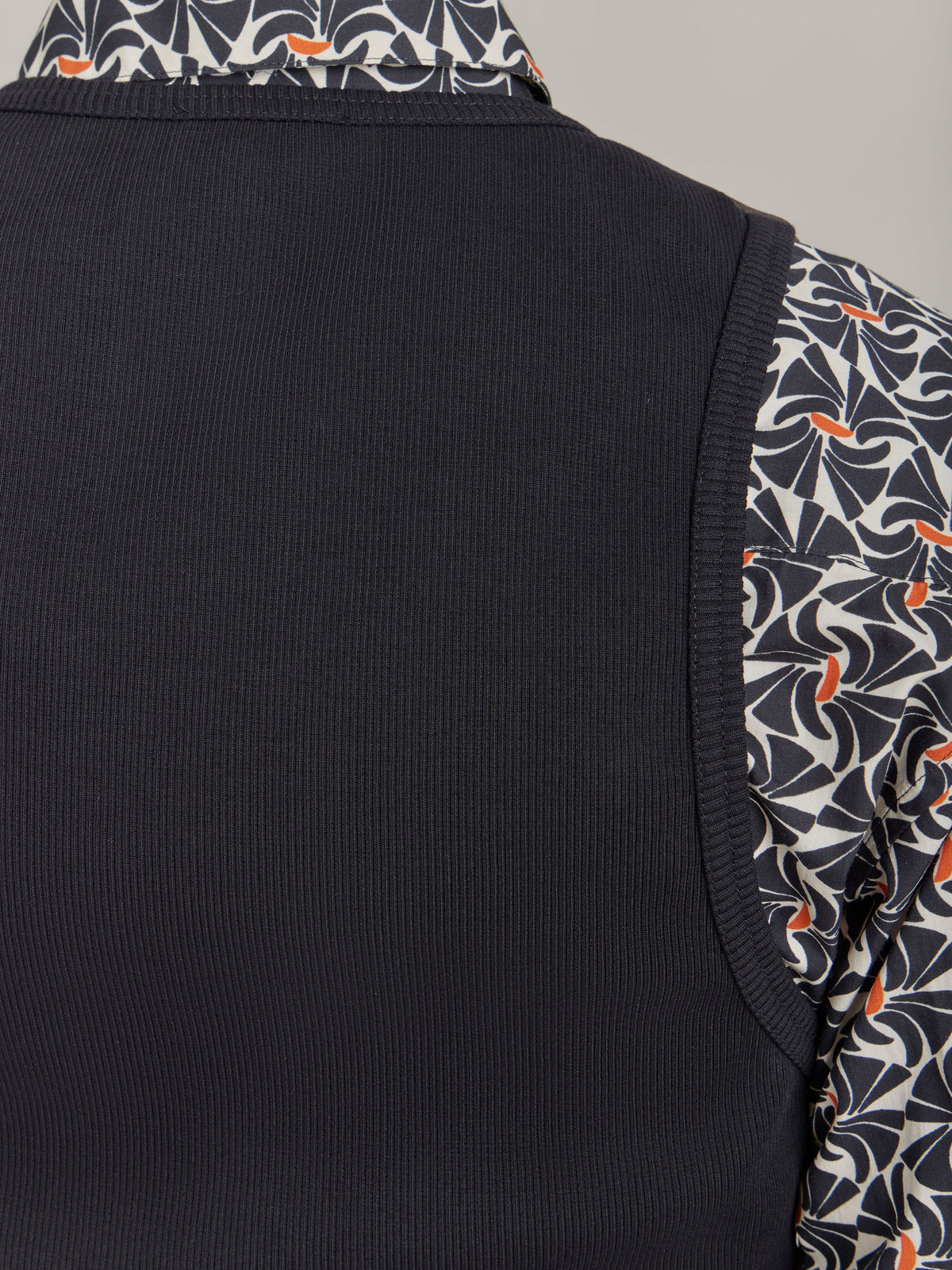 HOMME メンズ 【Outlet】UBO9 GILET ジレ シルバー系その他