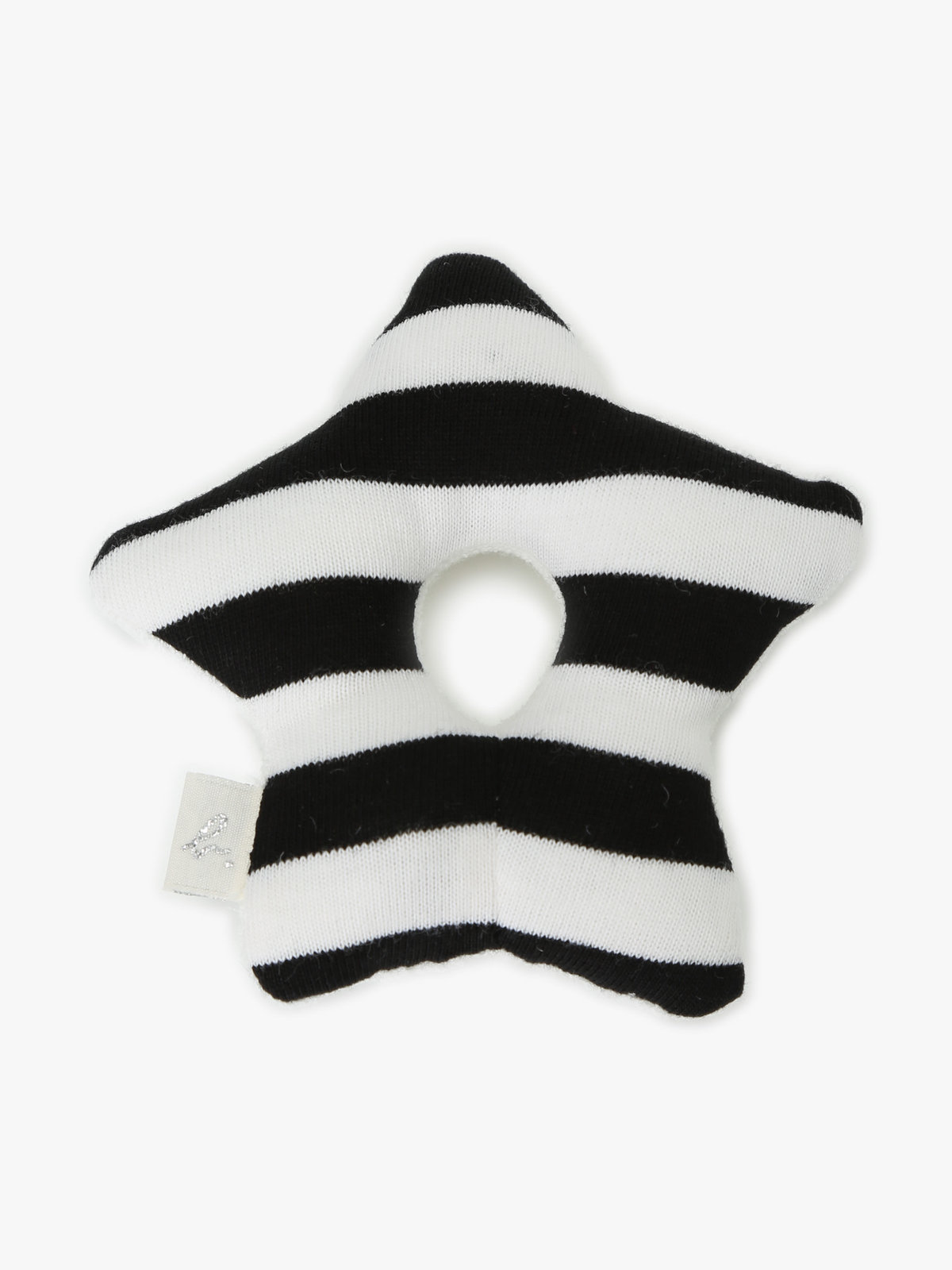 ENFANT ベビー ベビー ボーダー ラトル ”Etoile” ホワイト×ブラック