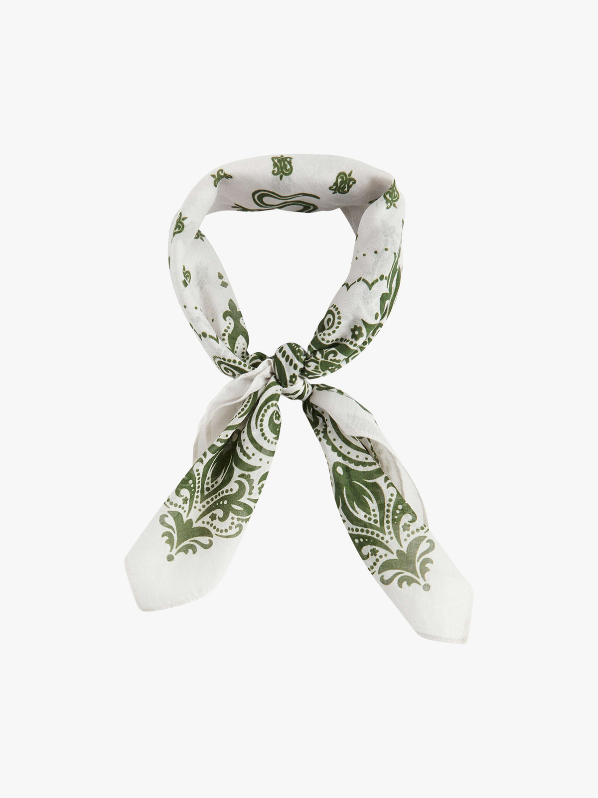 HOMME メンズ メンズ コットン バンダナ "Austin" カーキ