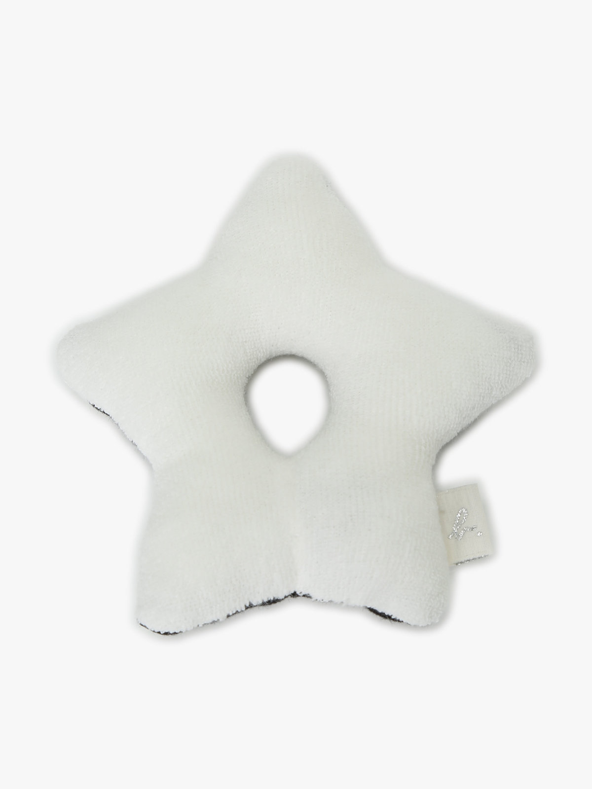 ENFANT ベビー ベビー ボーダー ラトル ”Etoile” ホワイト×ブラック