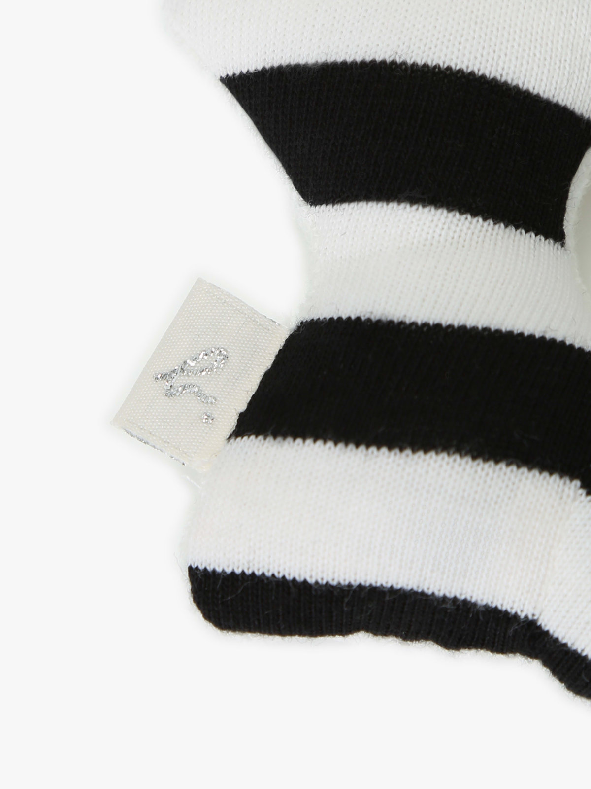 ENFANT ベビー ベビー ボーダー ラトル ”Etoile” ホワイト×ブラック