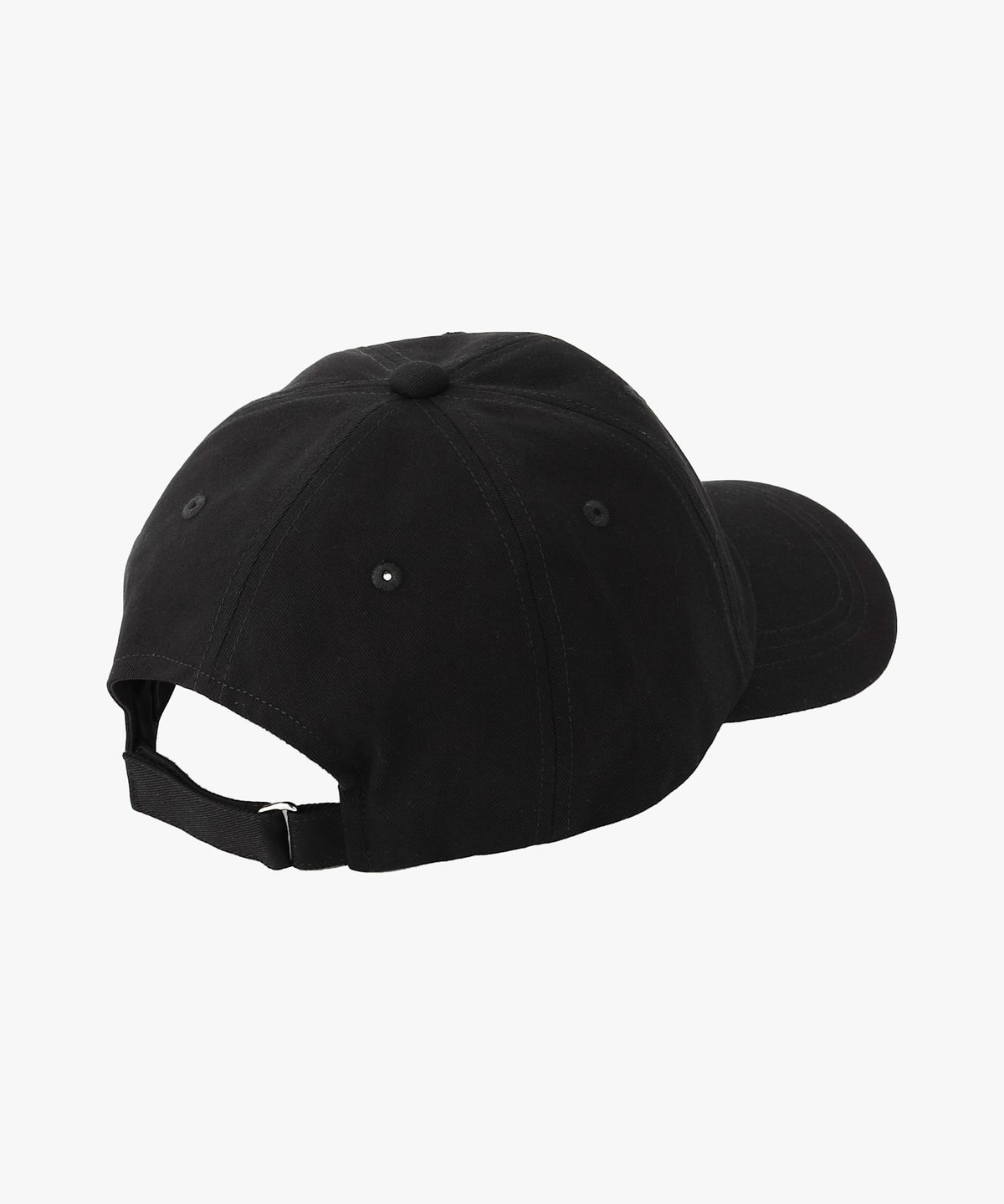 To b. by agnès b. "To b." ビッグロゴ 刺繍 キャップ ブラック