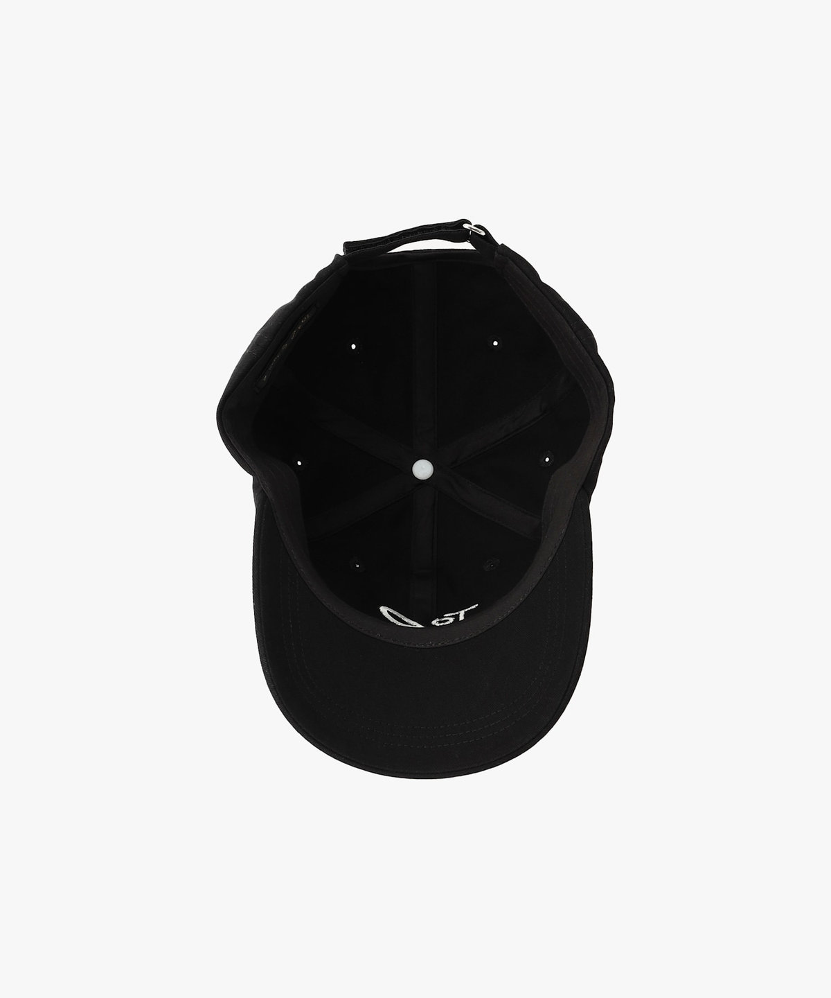 To b. by agnès b. "To b." ビッグロゴ 刺繍 キャップ ブラック