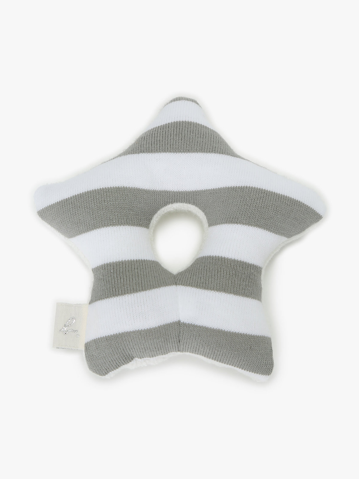 ENFANT ベビー ベビー ボーダー ラトル ”Etoile” グレー