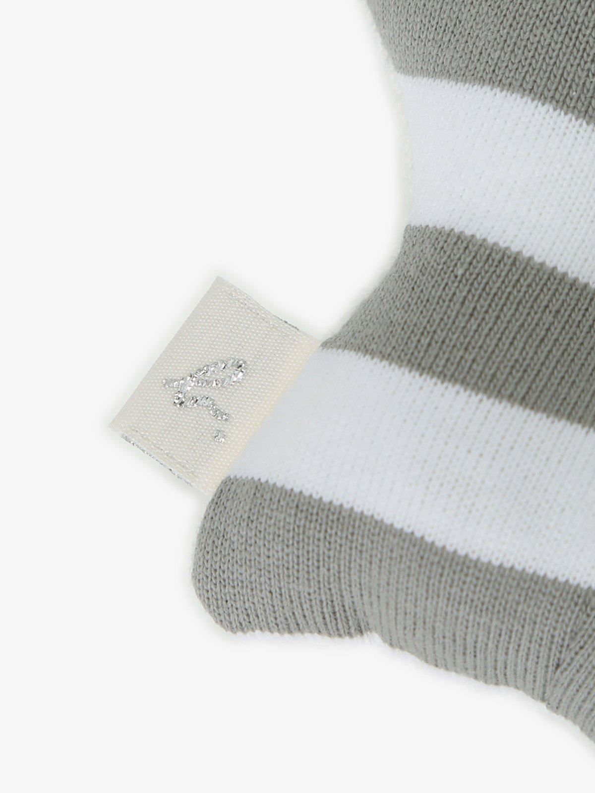 ENFANT ベビー ベビー ボーダー ラトル ”Etoile” グレー