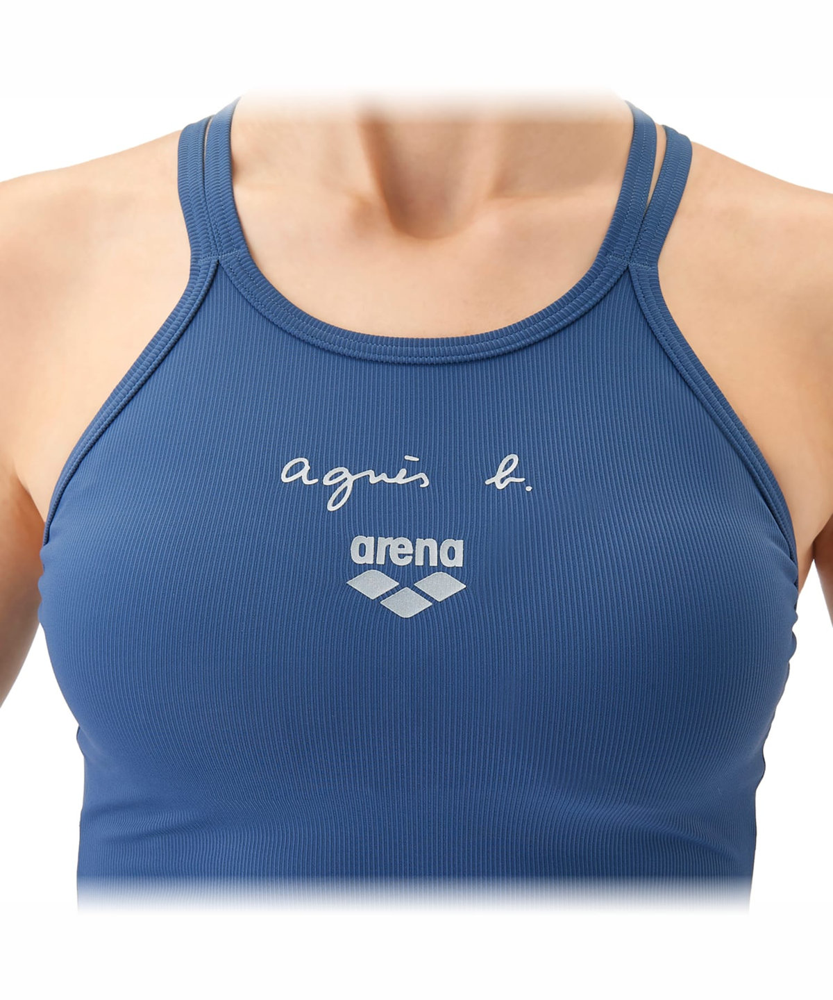 FEMME ウィメンズ agnes b. x arena フィットネスセパレート 水着 ブルー系その他