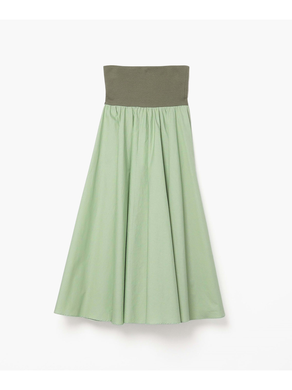 To b. by agnès b. 【Outlet】コットン サーキュラー スカート グリーン系その他