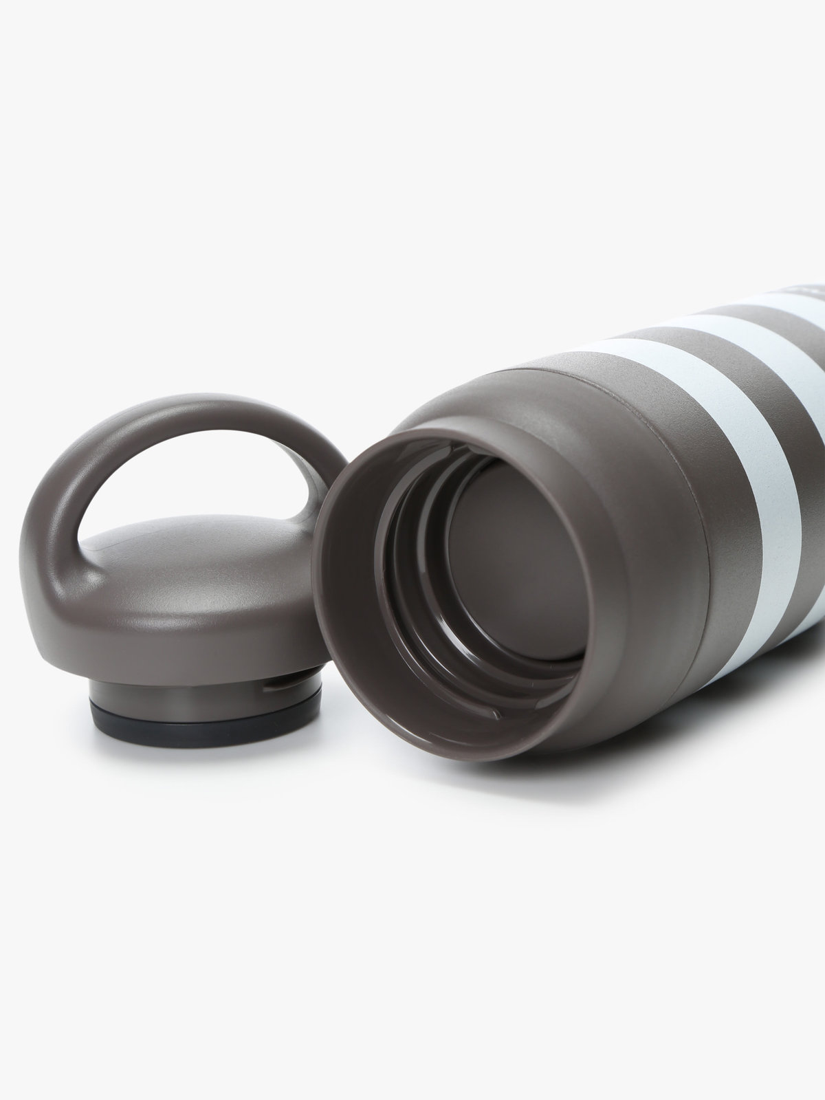 CAFE 【by R 限定品】agnes b. KINTO ロゴ ボーダー タンブラー マルチ