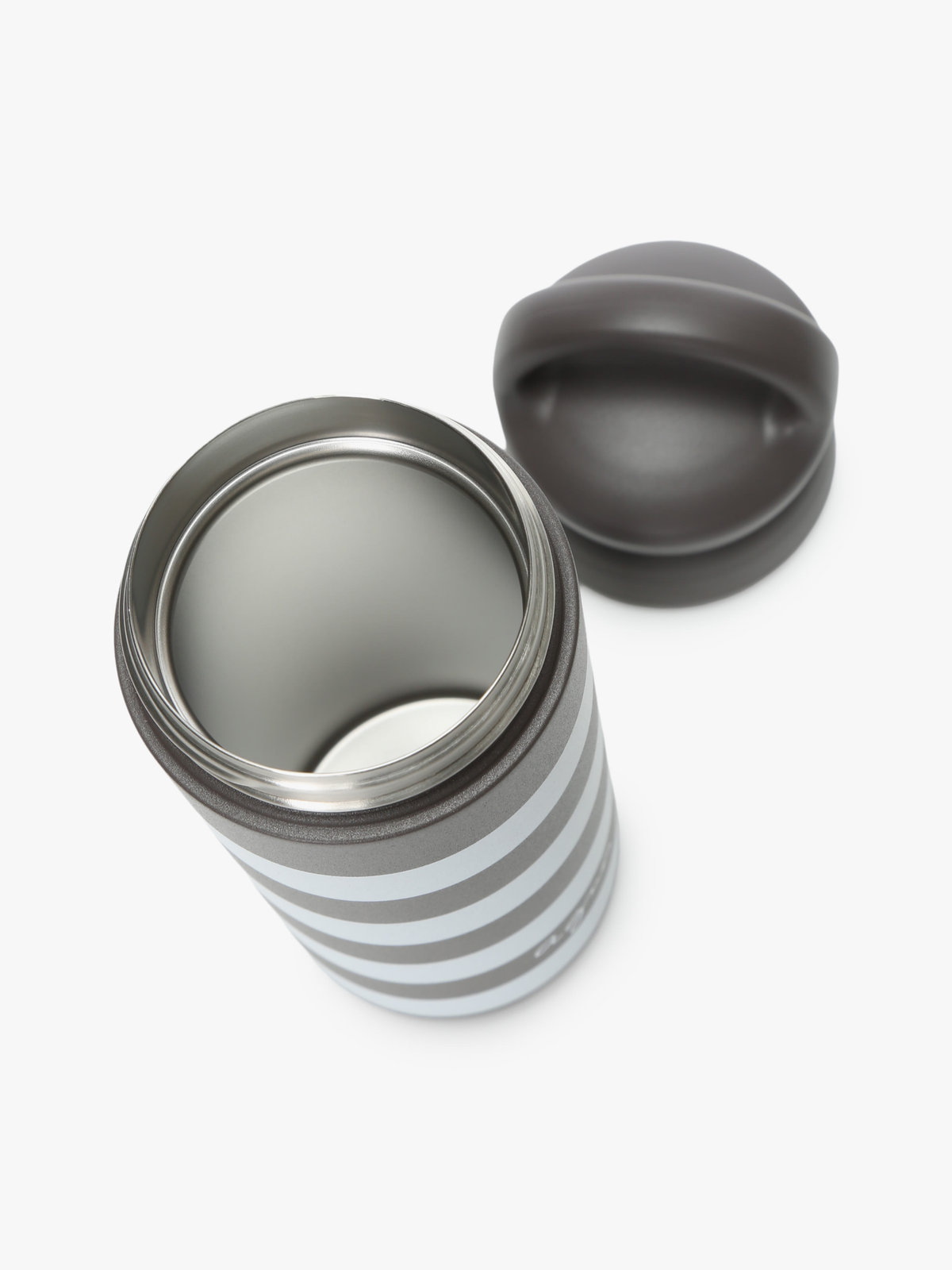 CAFE 【by R 限定品】agnes b. KINTO ロゴ ボーダー タンブラー マルチ