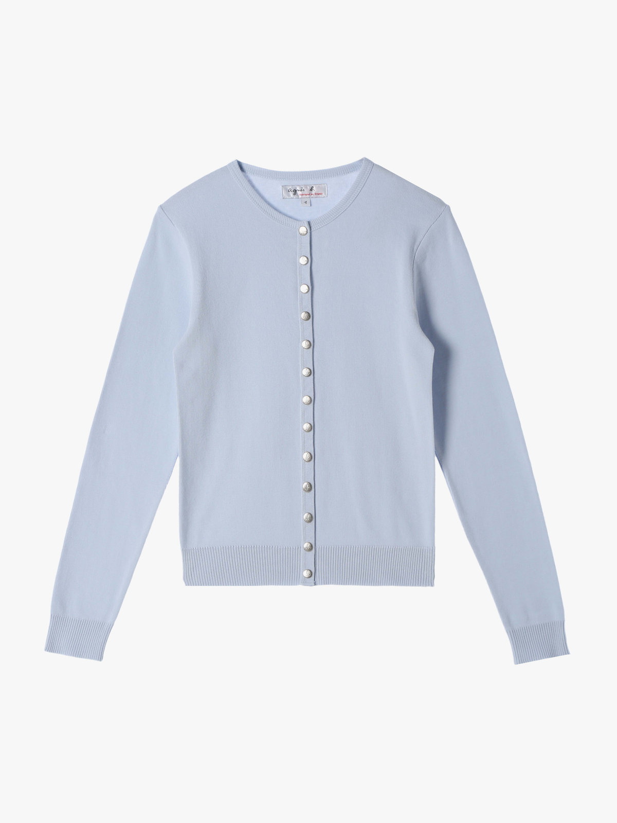FEMME ウィメンズ コットン ニット 長袖 カーディガンプレッション ”Swing” ブルー系その他