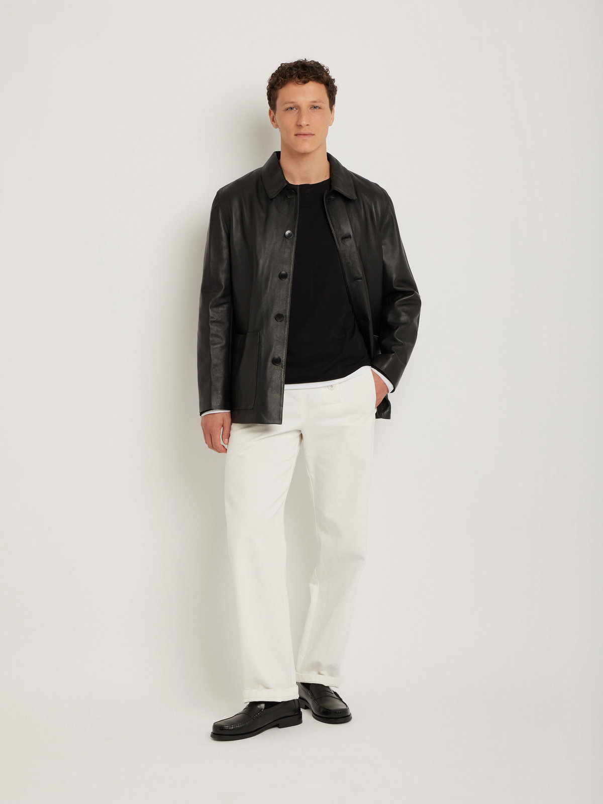 HOMME メンズ メンズ ジャケット ブラック