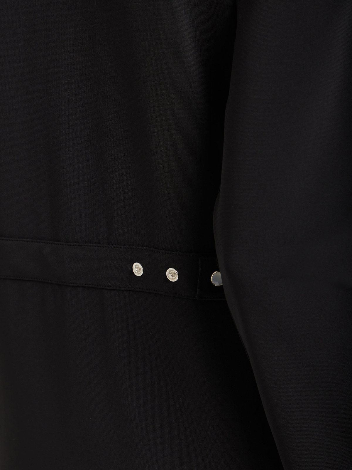 FEMME ウィメンズ ジャージー 7分袖 カーディガンワンピース ブラック