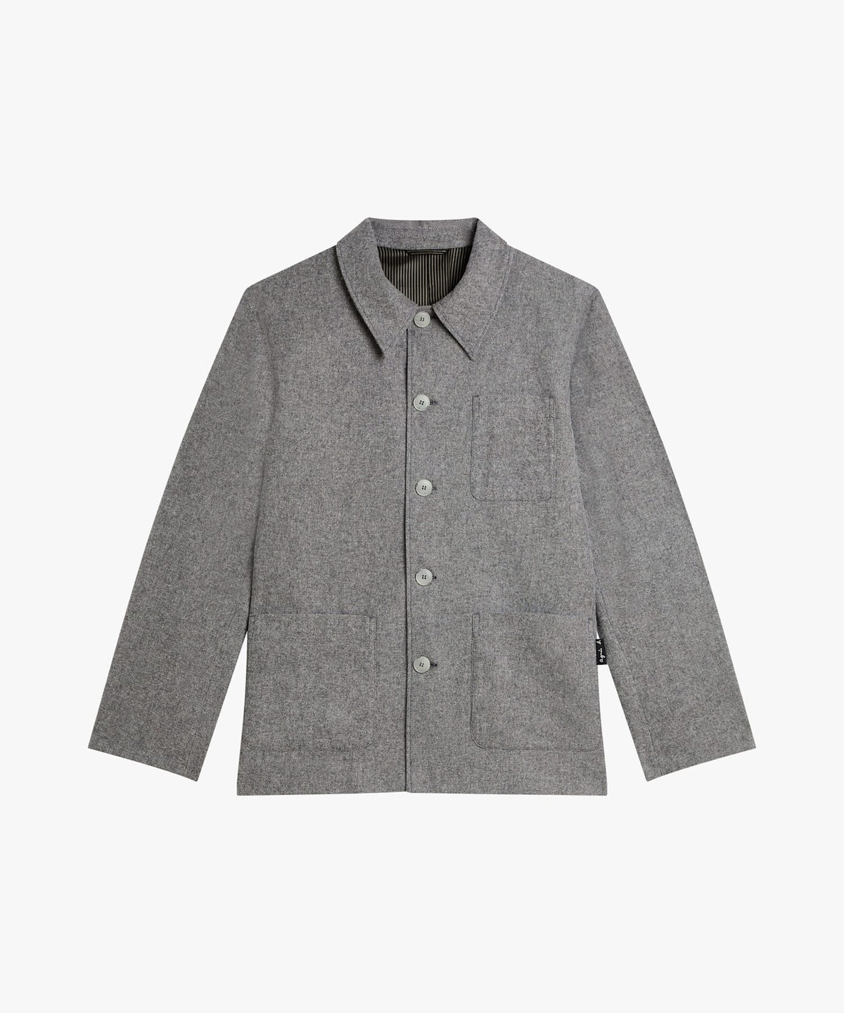 HOMME メンズ メンズ コットン 長袖 ジャケット "Armand" グレー