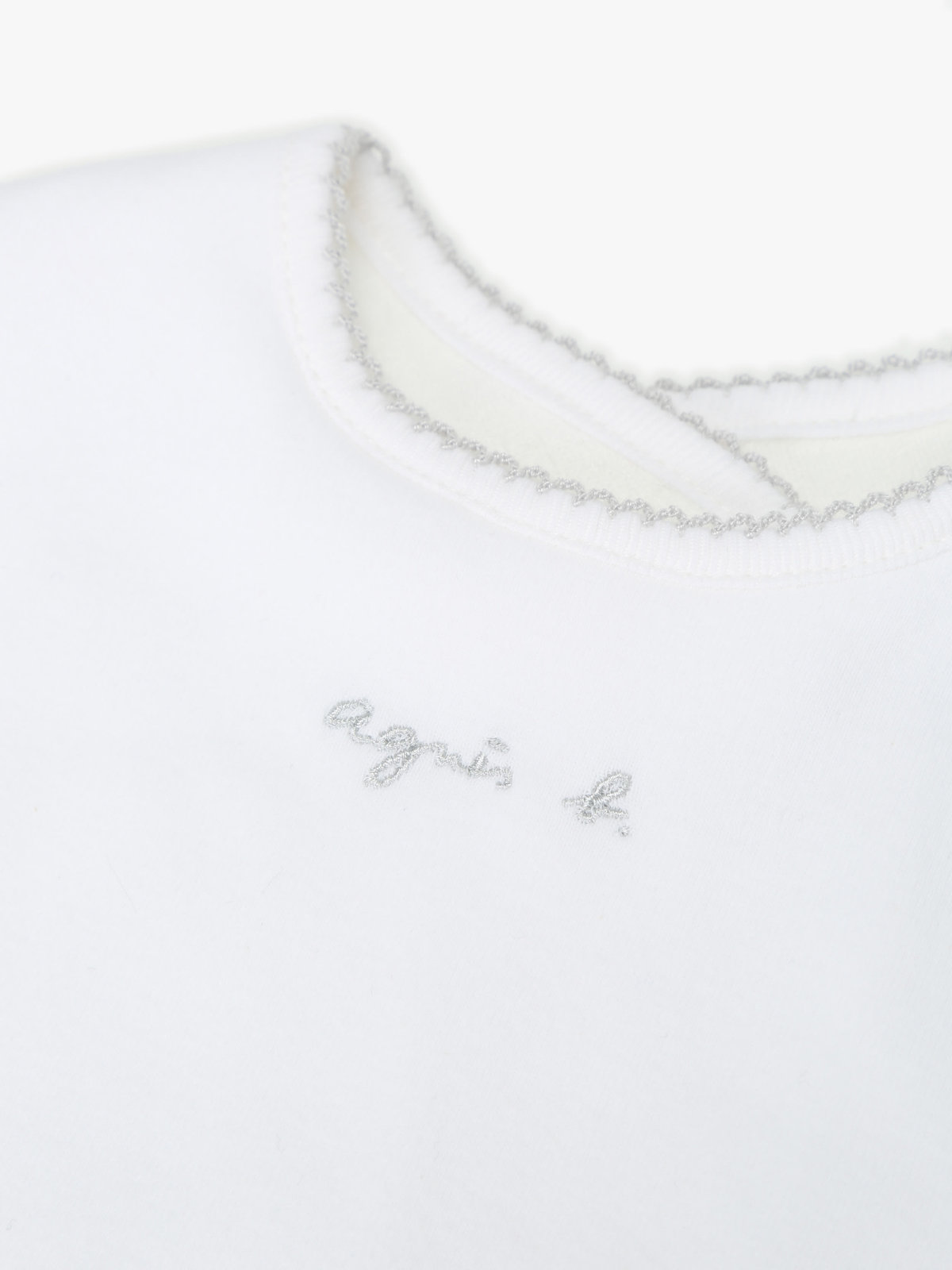 ENFANT ベビー ベビー ロゴ スタイ グレー