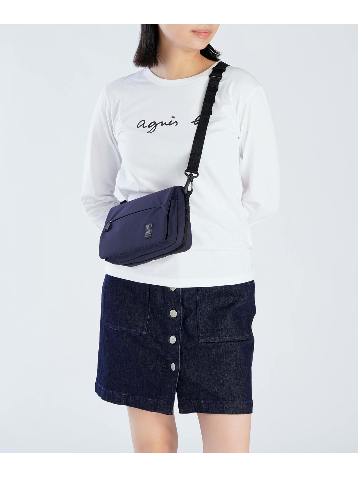 VOYAGE メンズ バッグ＆ウォレット ナイロン 2way ミディアム ショルダーバッグ ”Trip” ZAH01A-01 ネイビー