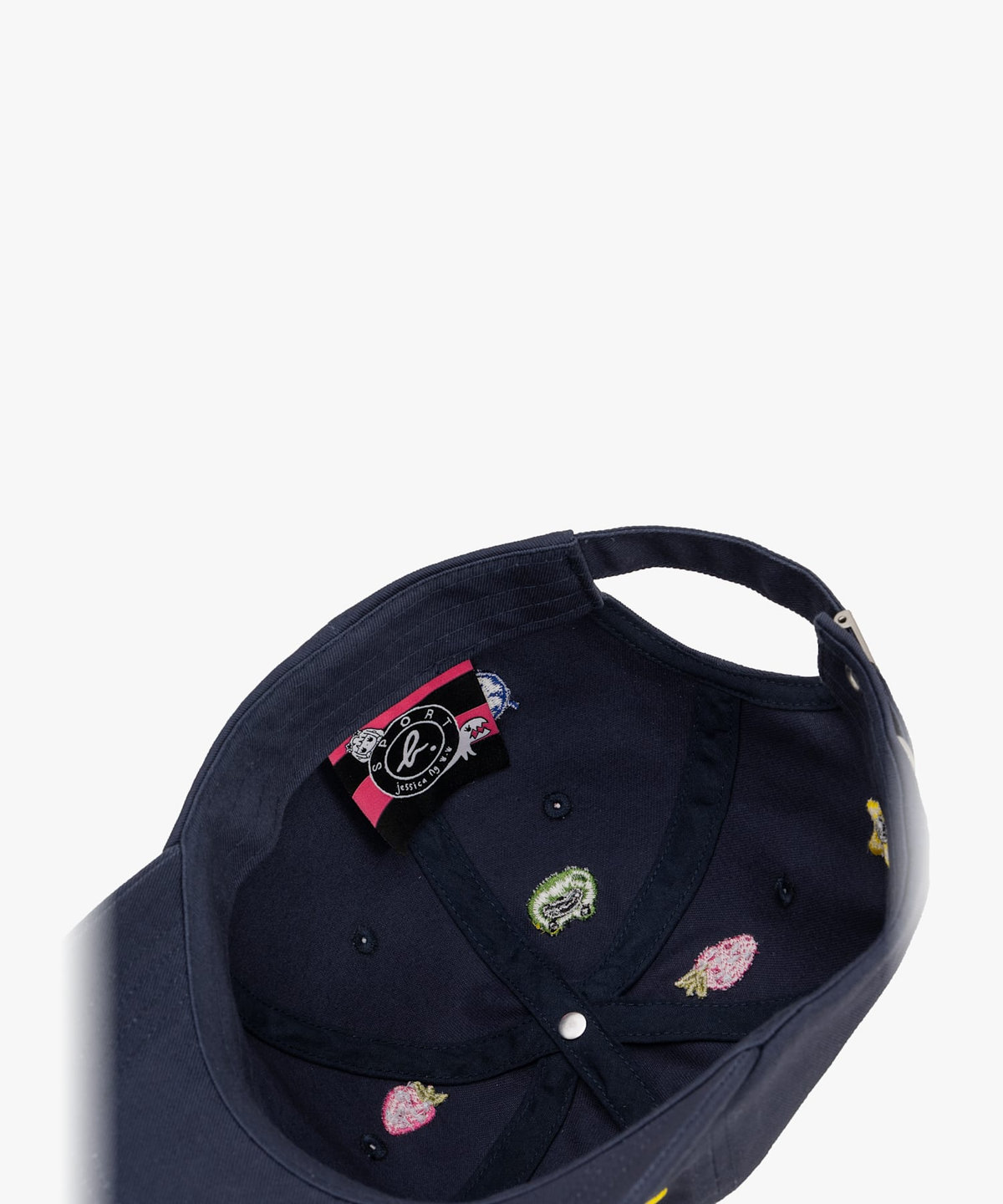 FEMME ウィメンズ SPORT b. 刺繍 コットン キャップ "Jessica Ng" ブルー系その他