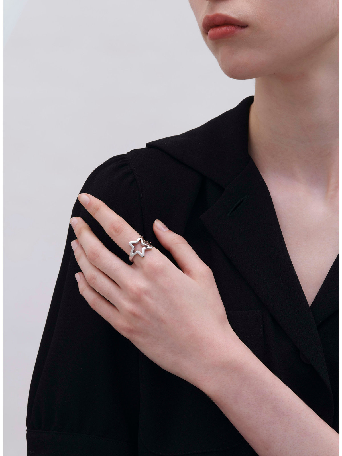 FEMME ウィメンズ スターモチーフ リング "Rock Star" シルバー