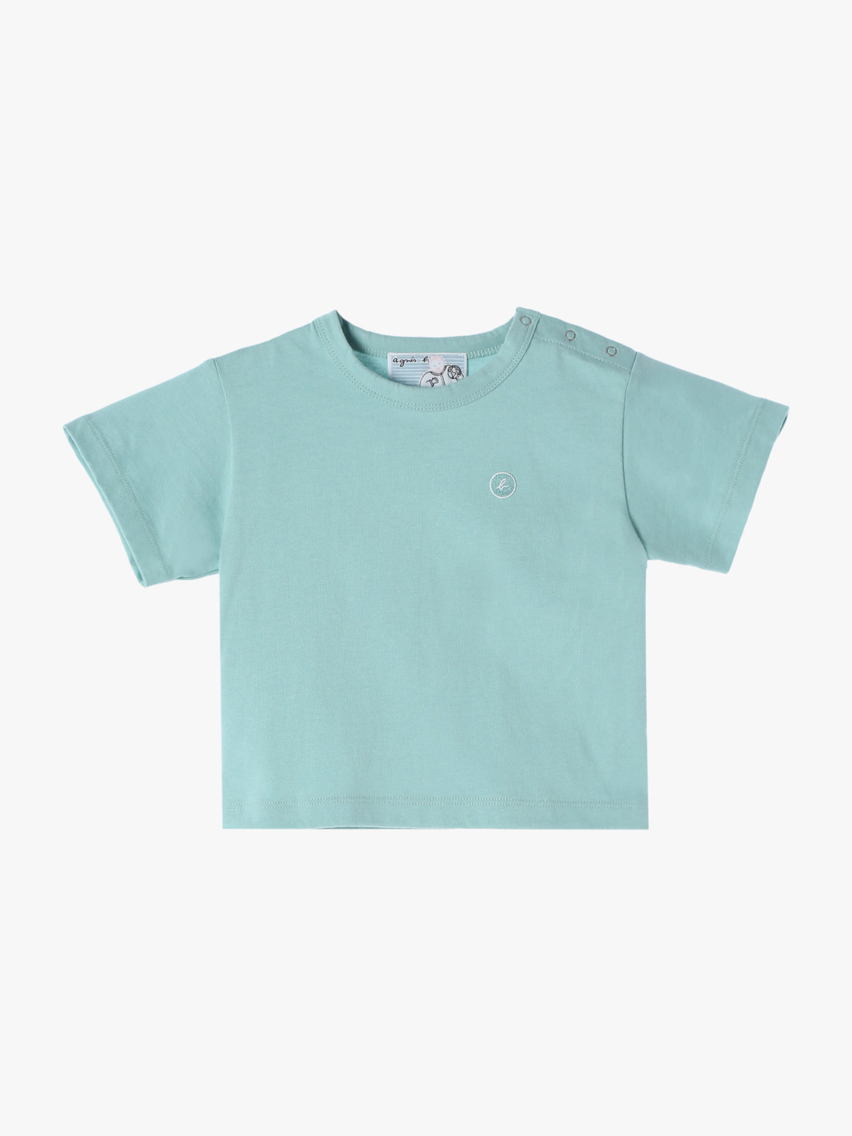 ENFANT ベビー K398 L TS ベビー Tシャツ ライトグリーン
