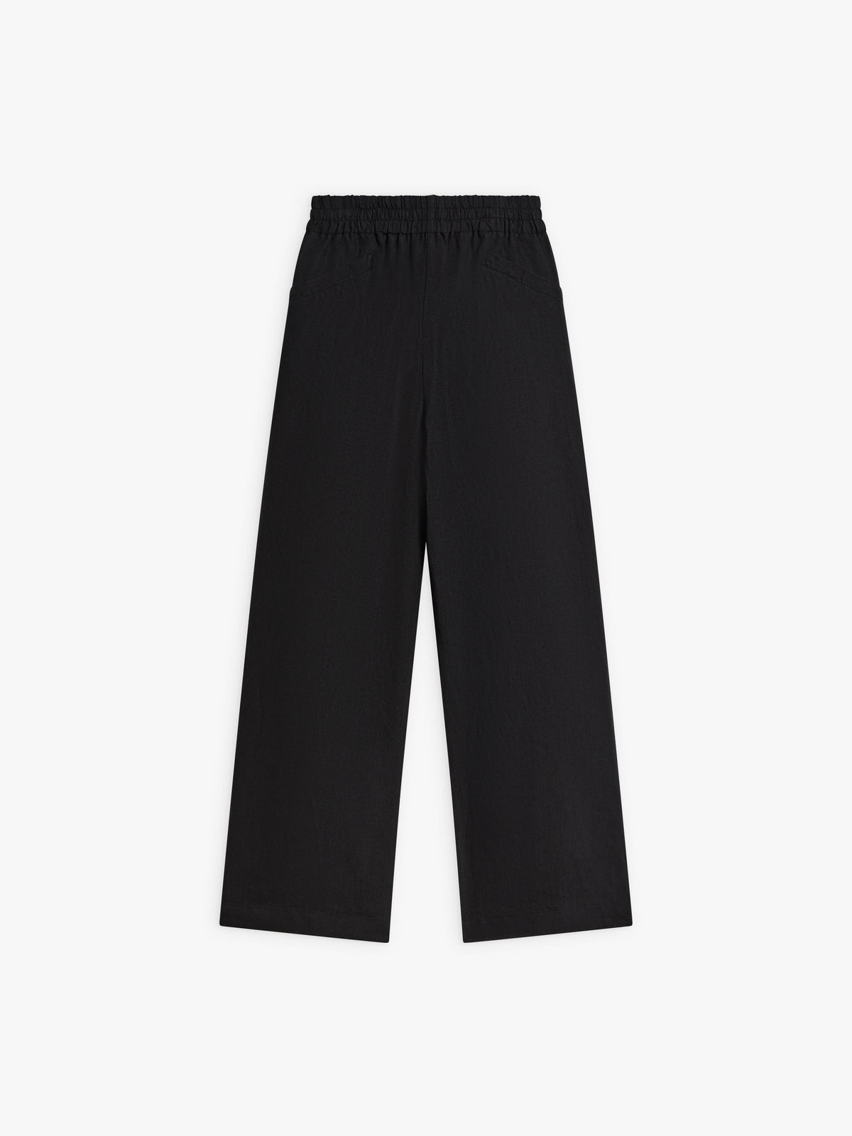 FEMME ウィメンズ リネン ロング ワイドパンツ ”New Moulin” ブラック