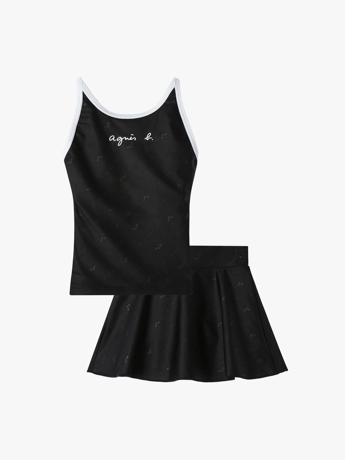 ENFANT ガールズ JHM5 E MAILLOT ARENA キッズ agnes b. x arena ガールズセパレーツ ブラック