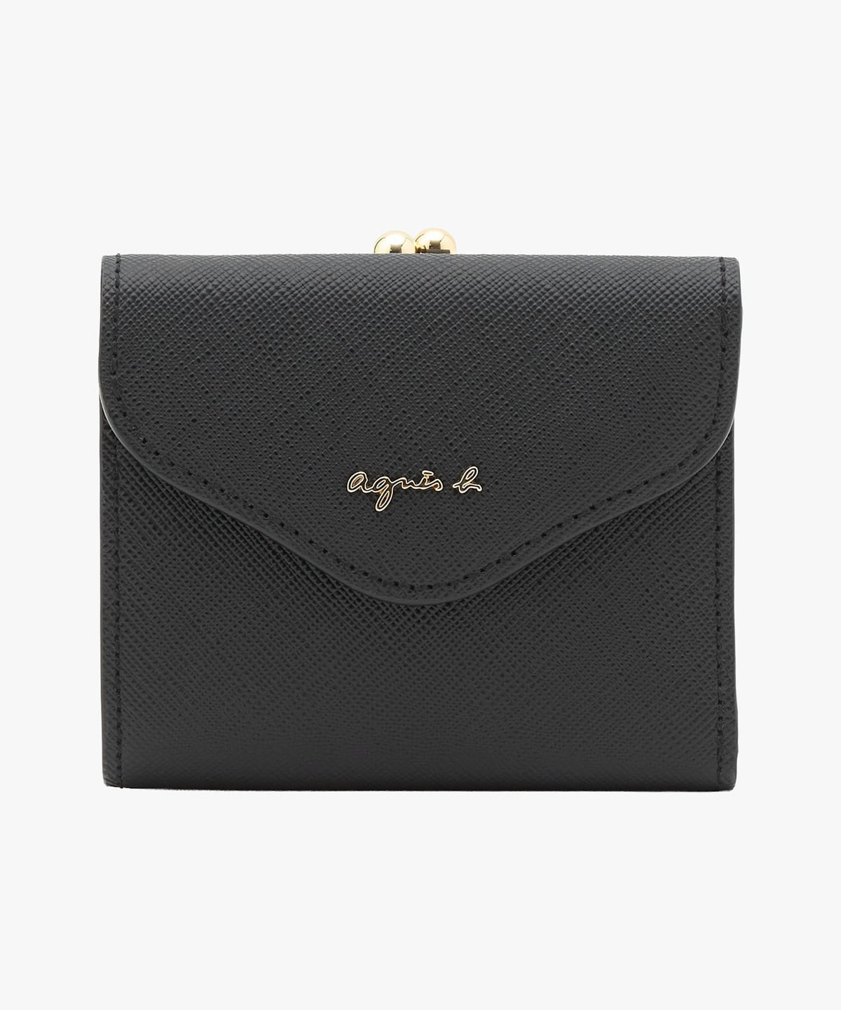 VOYAGE ウィメンズ バッグ＆ウォレット レザー 三つ折りがま口 ミニ ウォレット "ava" TAW02-10 ブラック