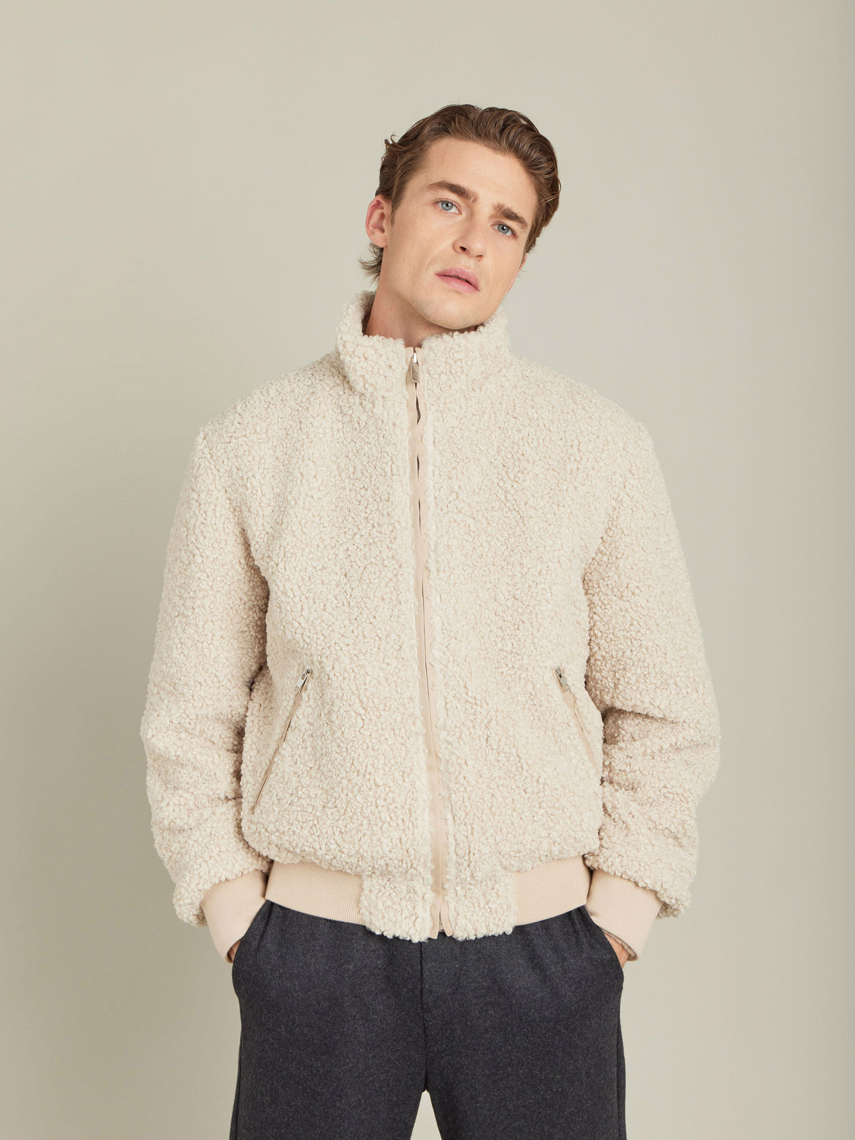 HOMME メンズ 【Outlet】UT61 BLOUSON ブルゾン ホワイト系その他