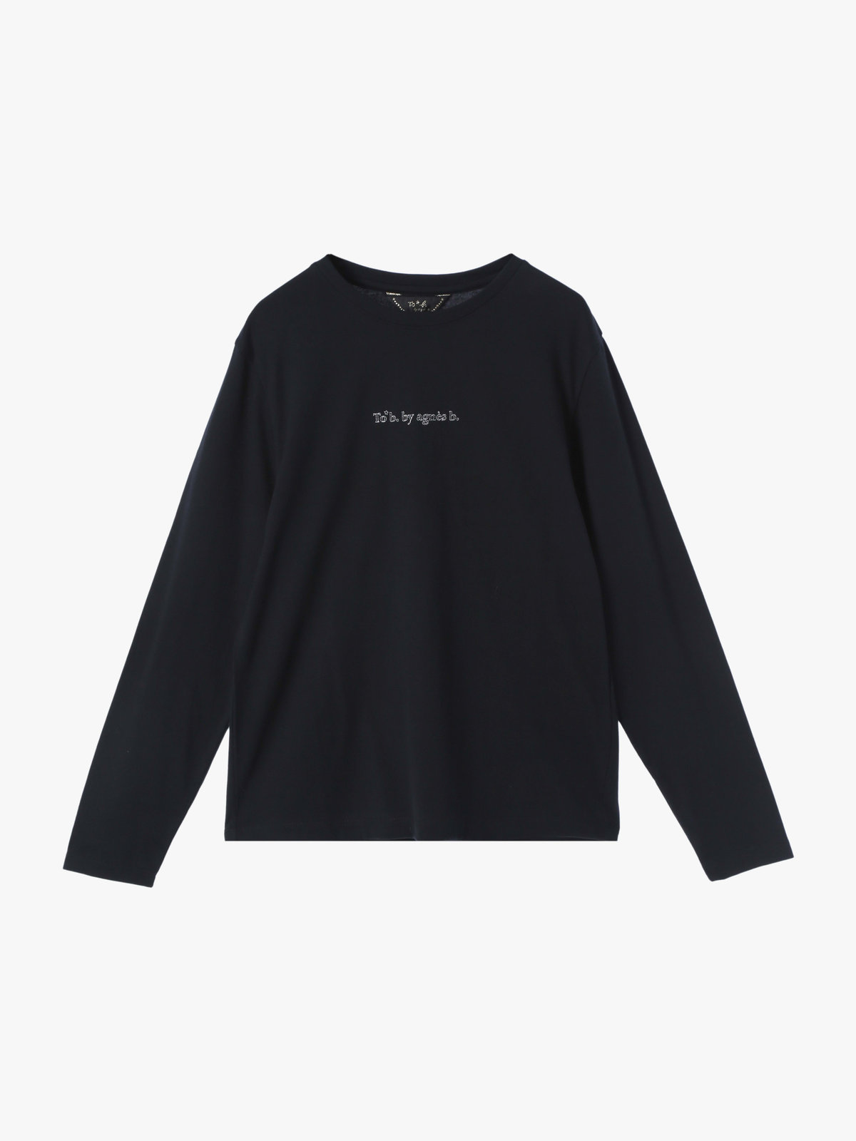 To b. by agnès b. コットン ロングスリーブ Tシャツ ブラック