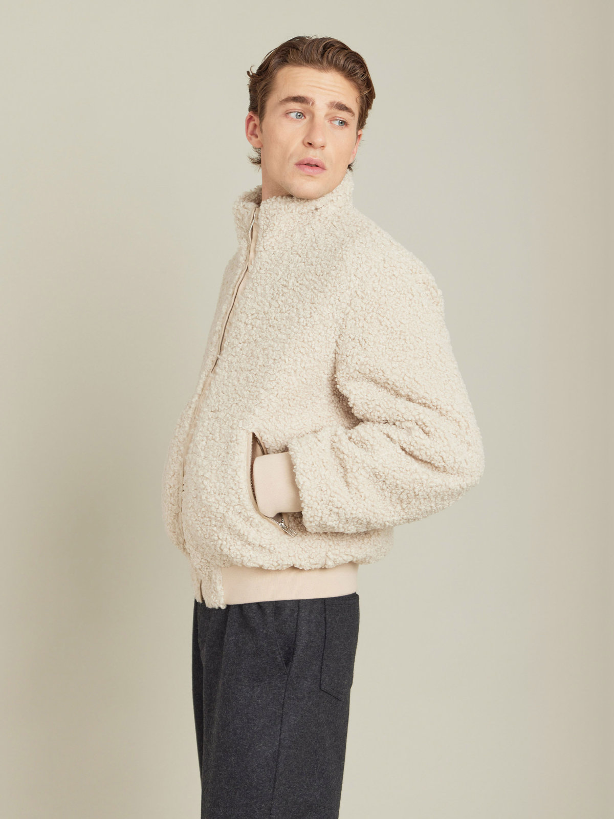 HOMME メンズ 【Outlet】UT61 BLOUSON ブルゾン ホワイト系その他