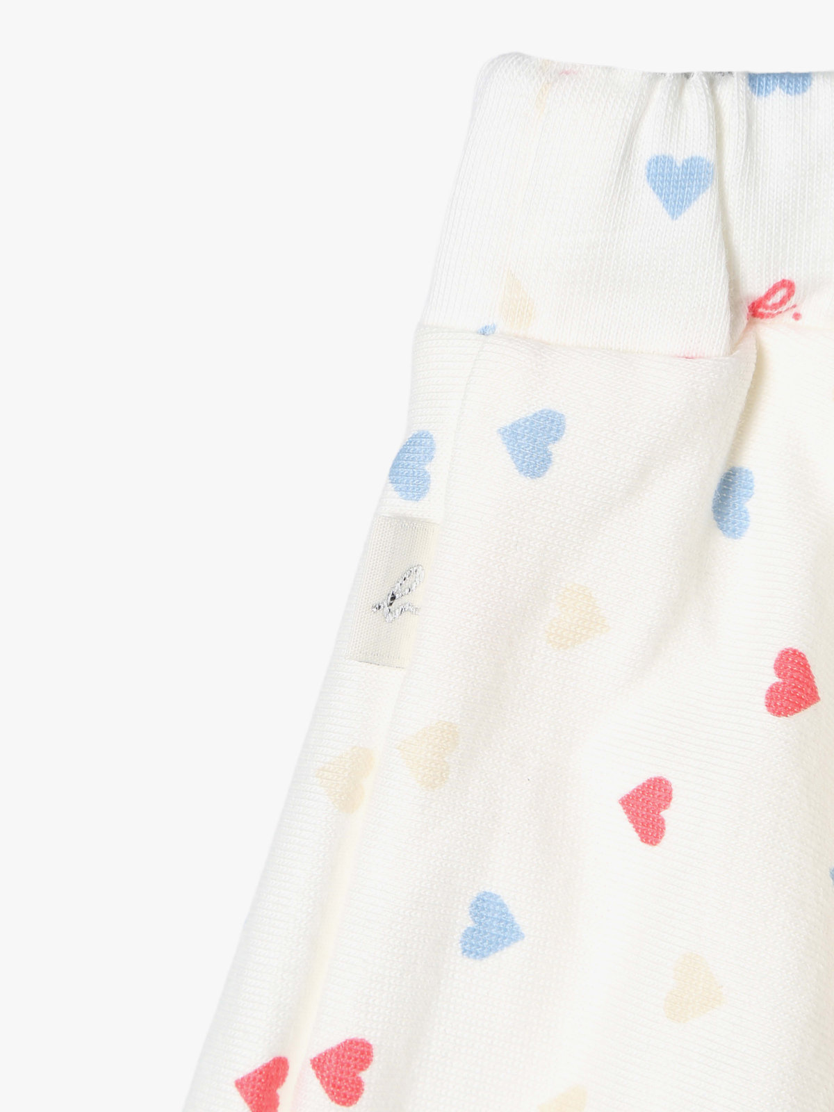 ENFANT ベビー ベビー マルチカラー コットン フレア スカート ホワイト