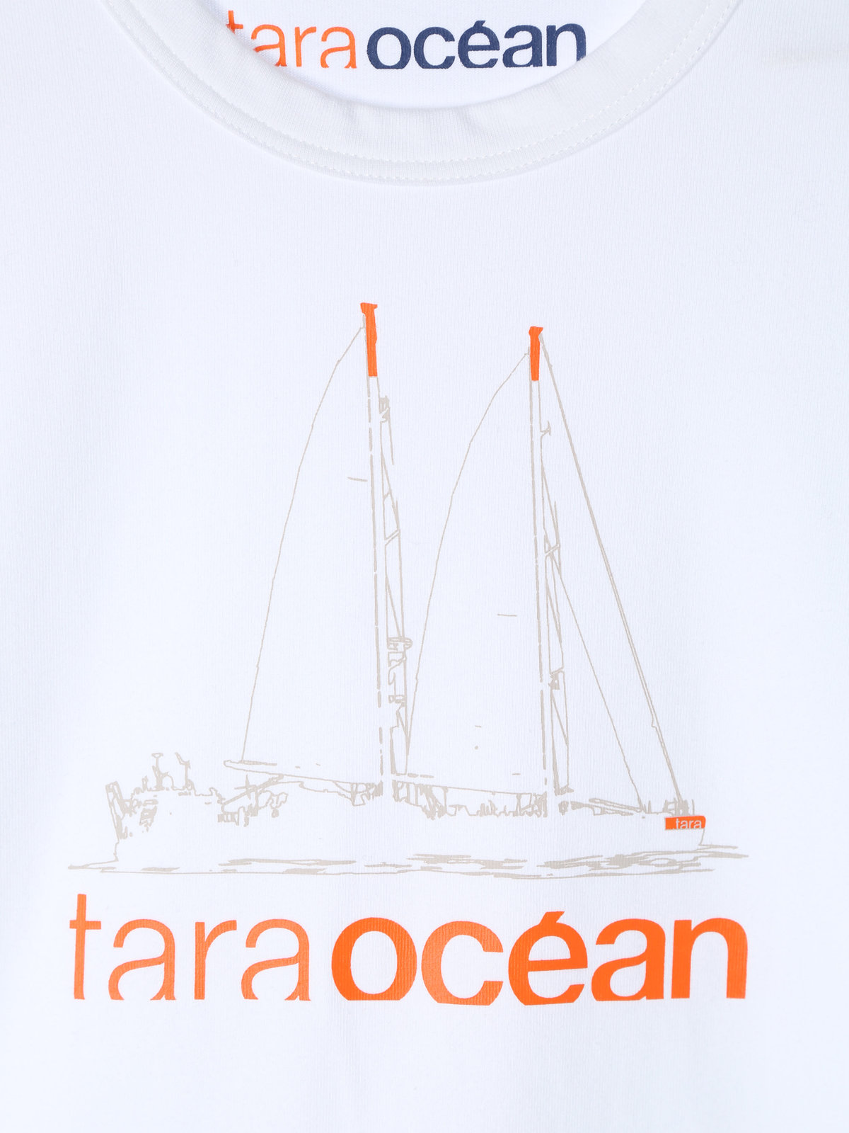 ENFANT ユニセックス キッズ TARA プリント半袖Tシャツ ホワイト