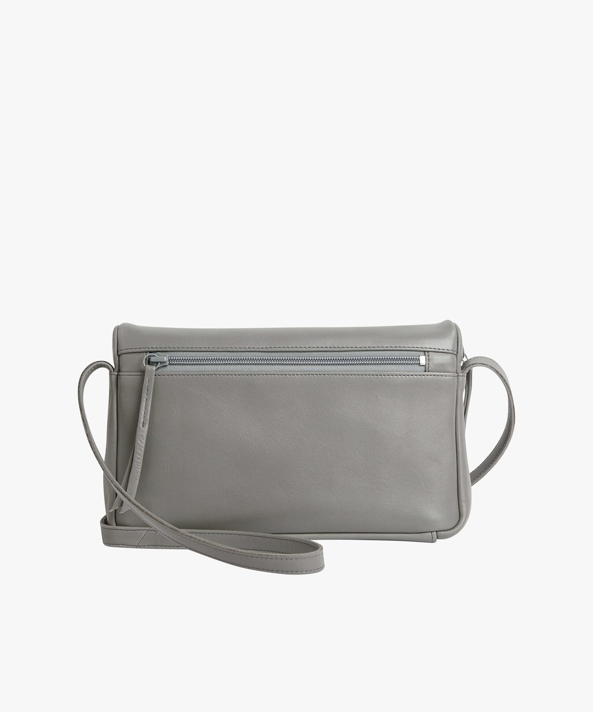 FEMME ウィメンズ ラムスキンレザー ショルダーバッグ "Asya" グレー系その他