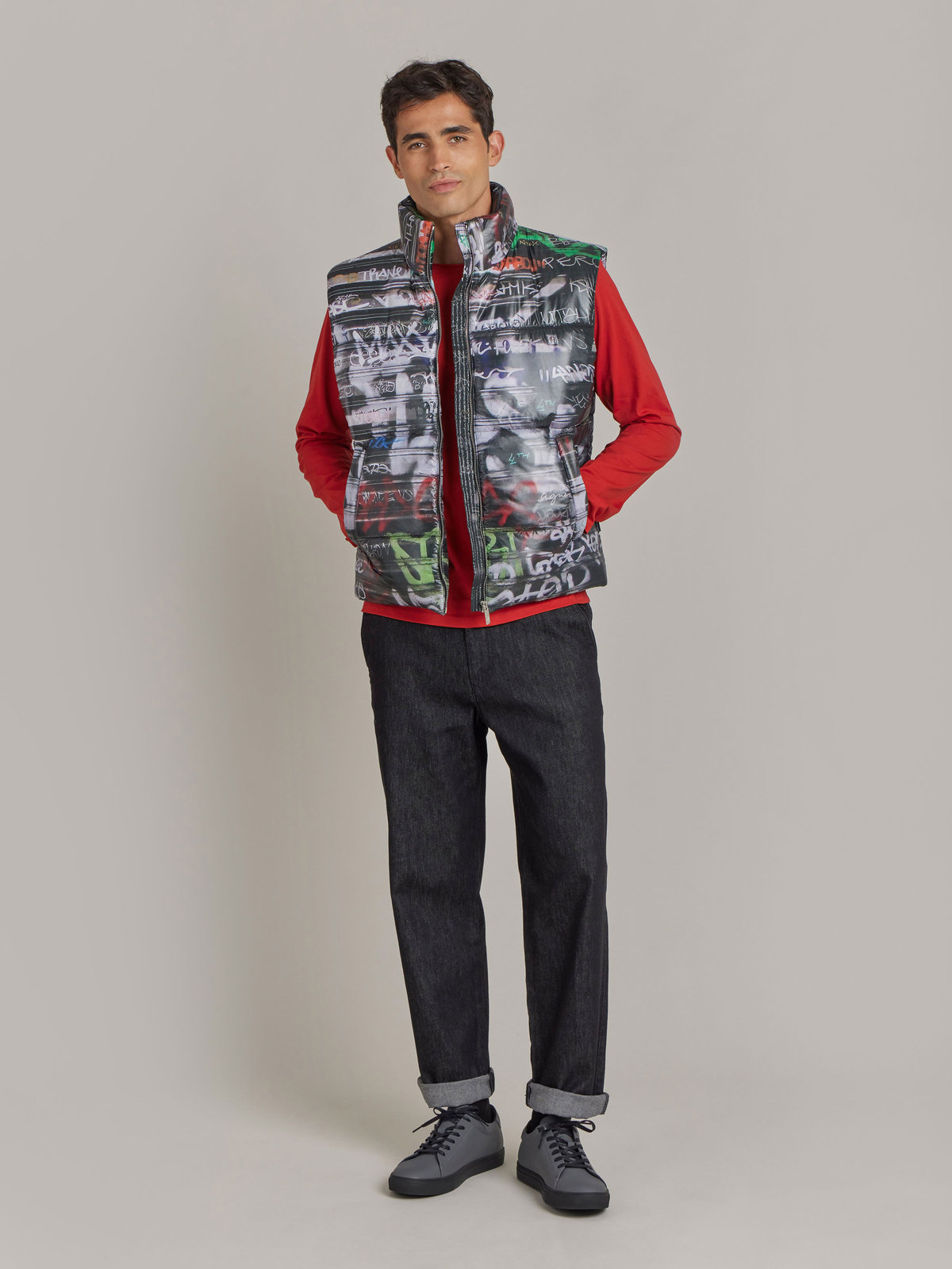 HOMME メンズ 【Outlet】NU42 DOUDOUNE ベスト マルチ