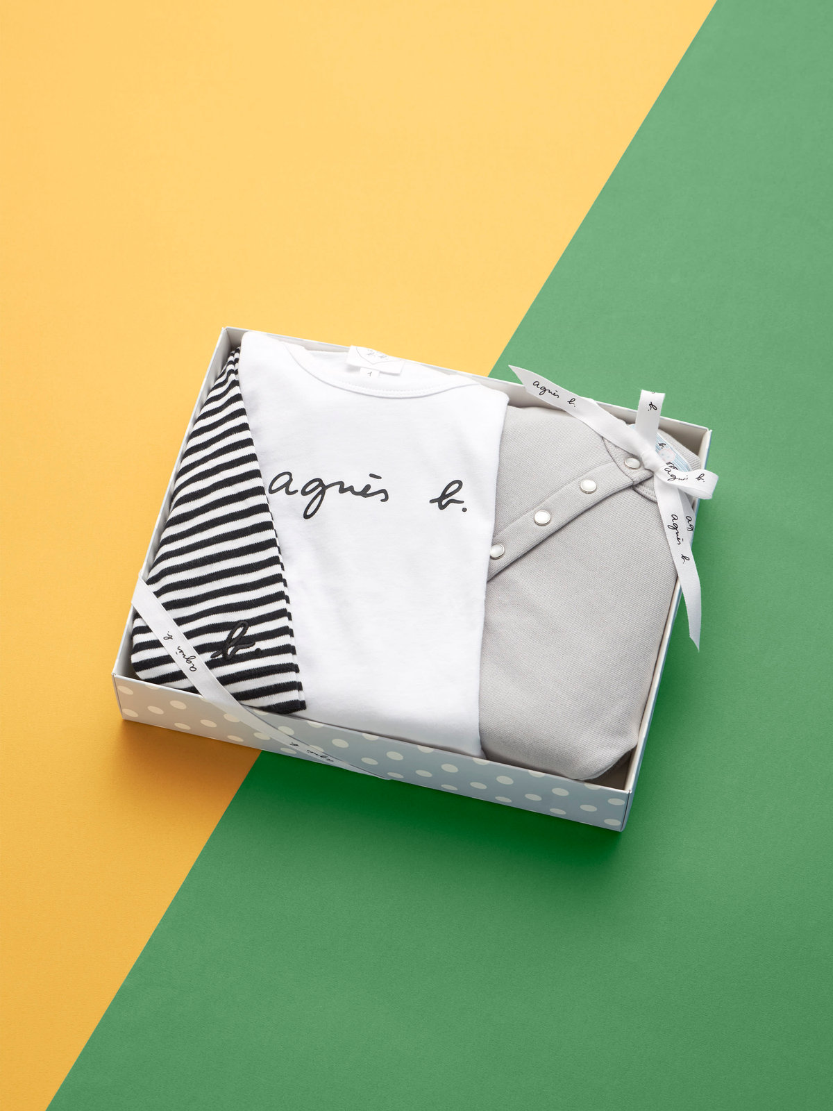 ENFANT ベビー WEB限定 AC60 L GIFT BOX SET ベビーギフトボックス 3点セット グレー