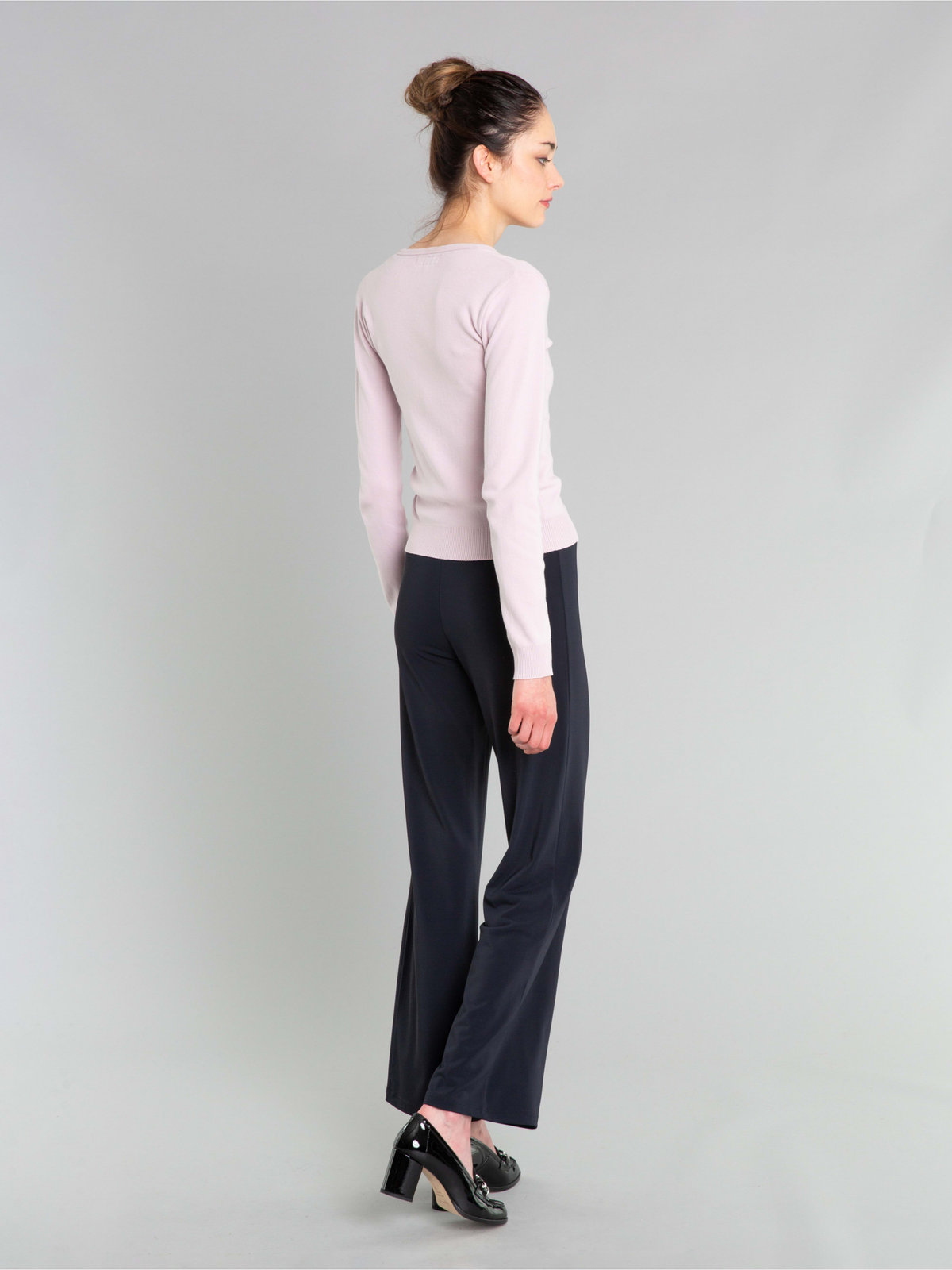 FEMME ウィメンズ 【Outlet】コットン ニット 長袖 カーディガンプレッション "Swing Nacre" ピンク