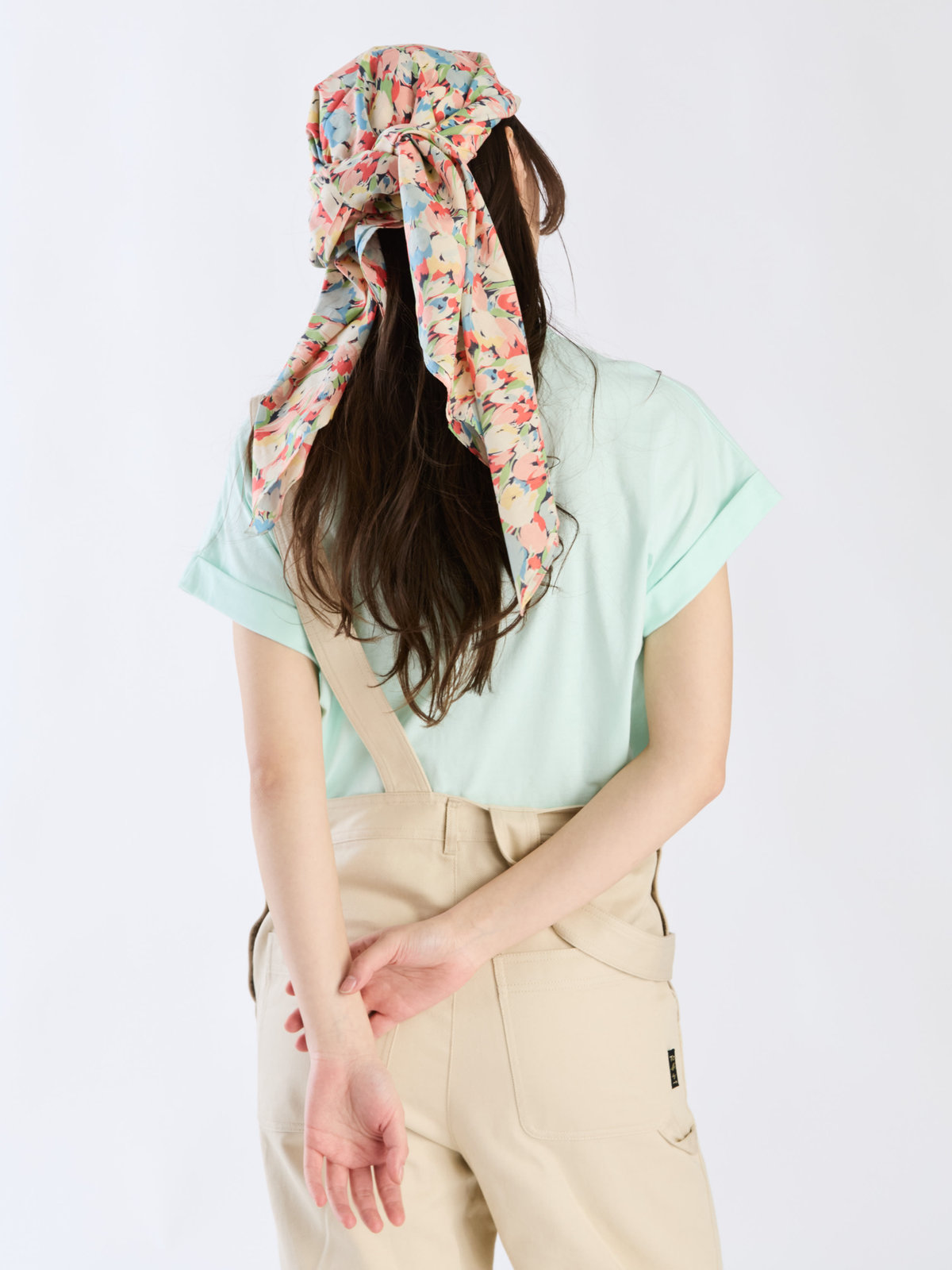 To b. by agnès b. 【Outlet】ロゴ プリント コットン マカロン Tシャツ グリーン